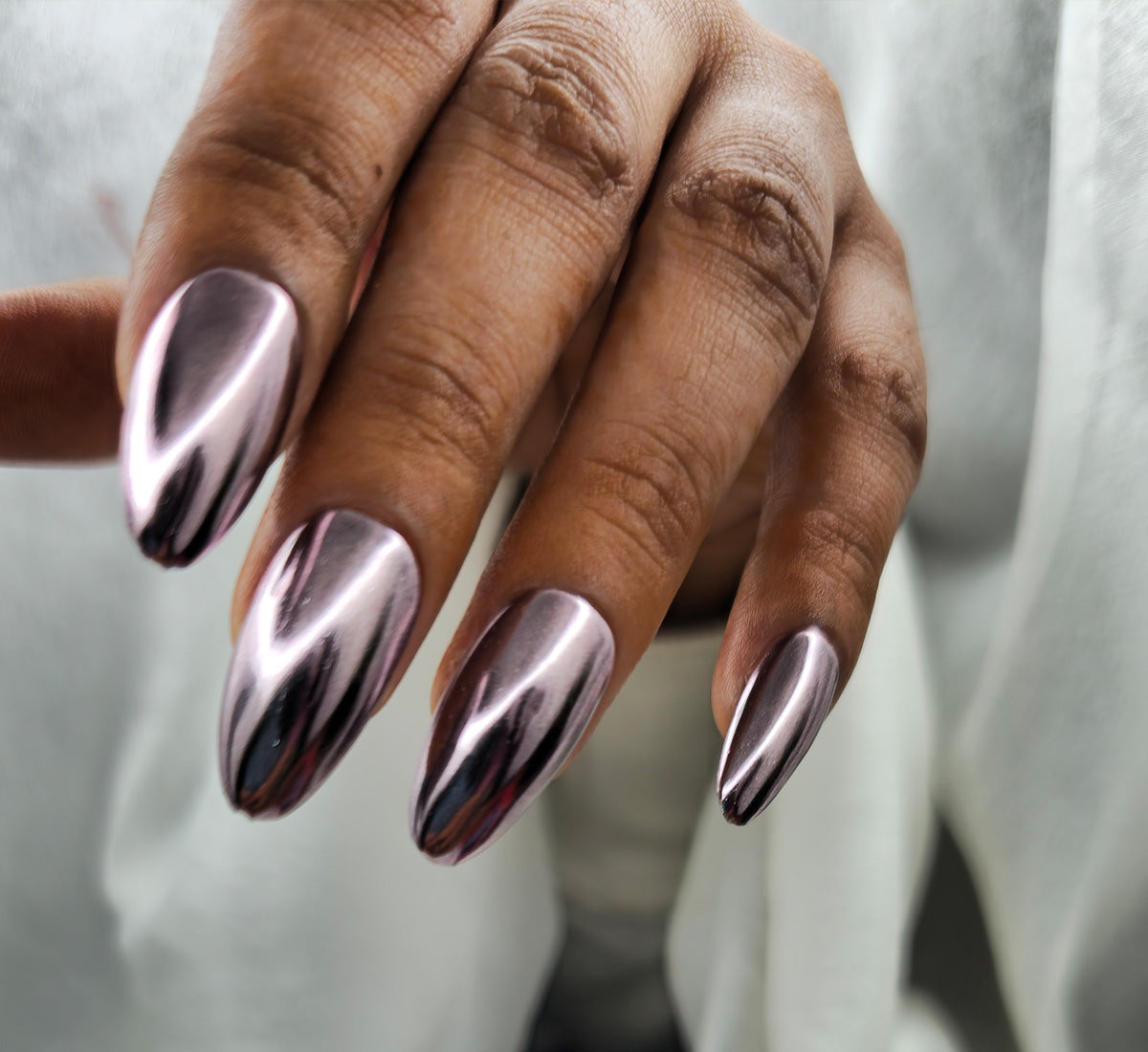 Chrome Mirror - Rosy Pink