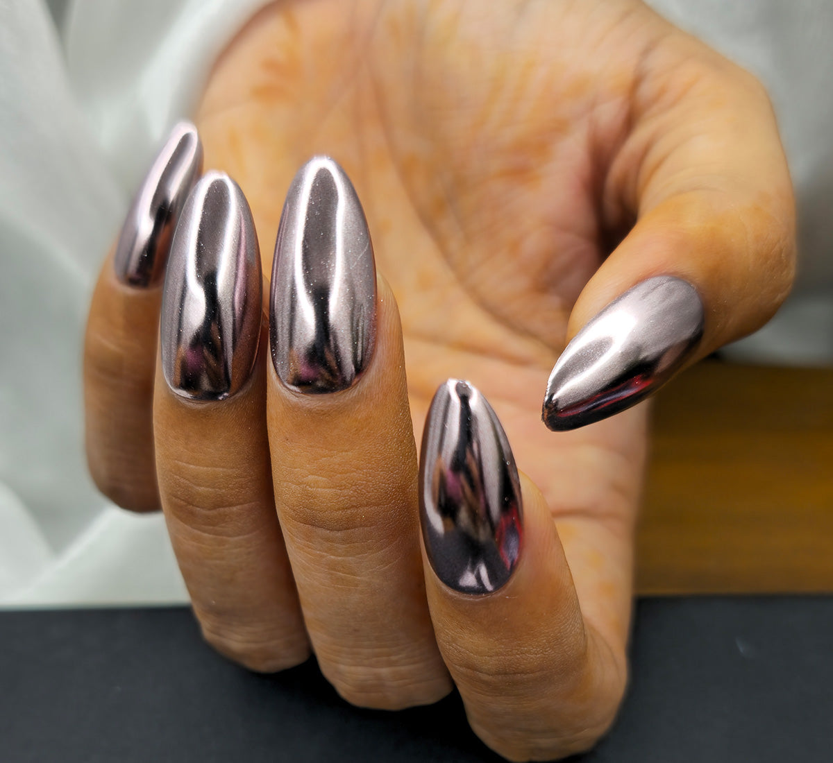 Chrome Mirror - Rosy Pink