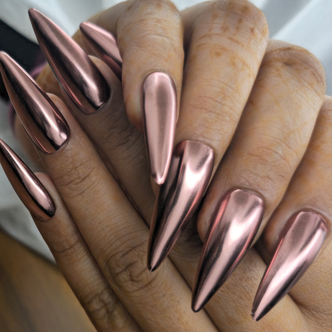 Metallic Rose Gold