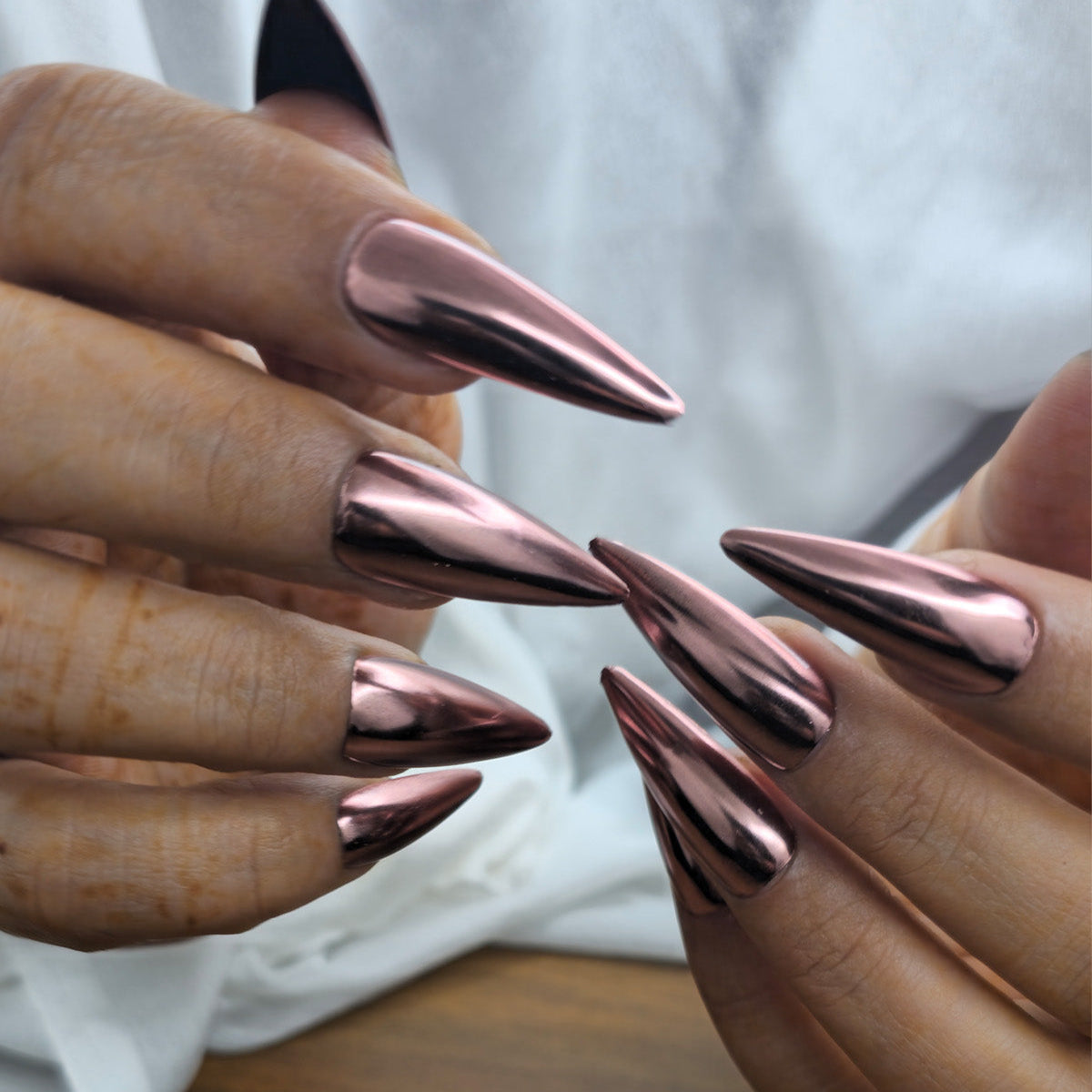 Metallic Rose Gold