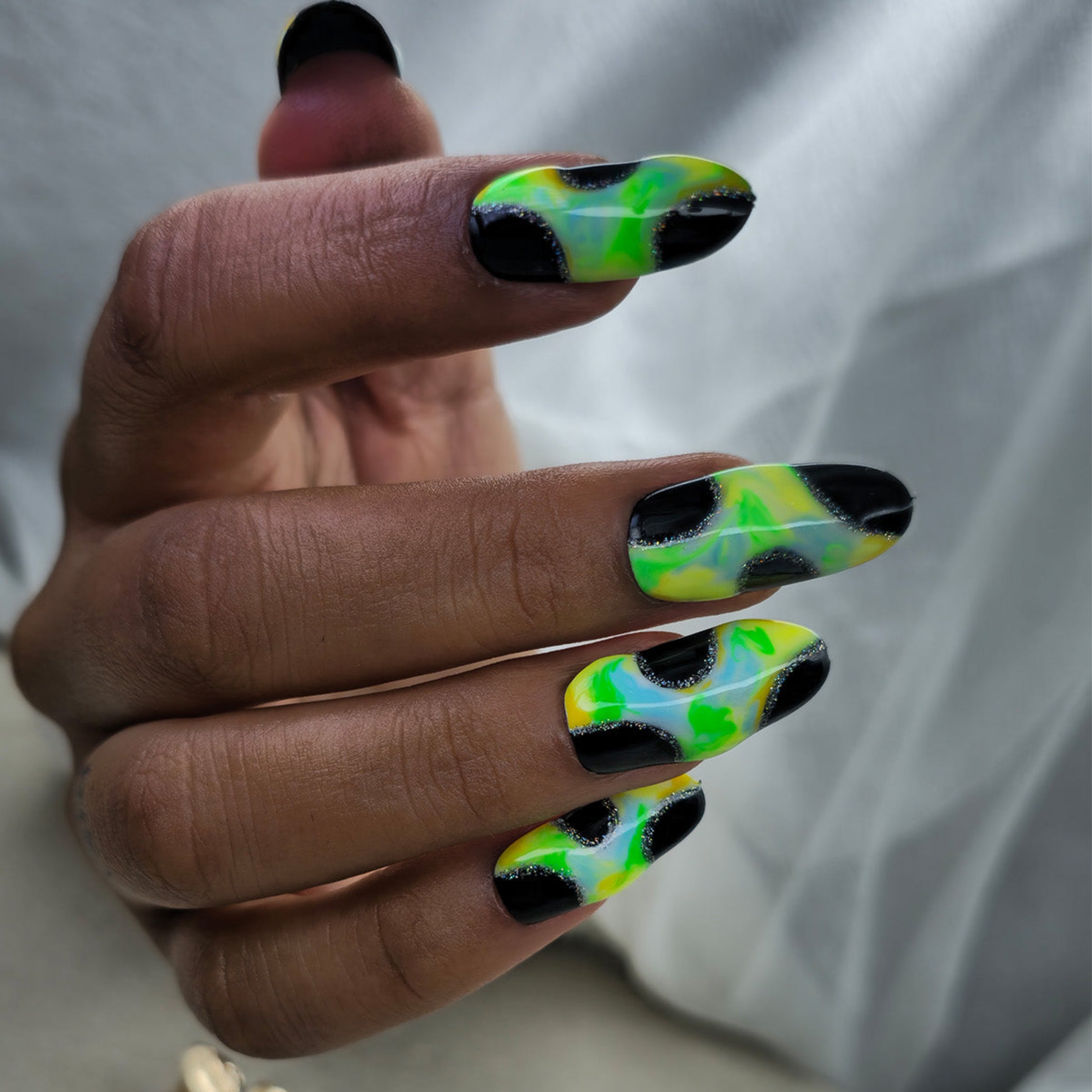 Neon River Nails