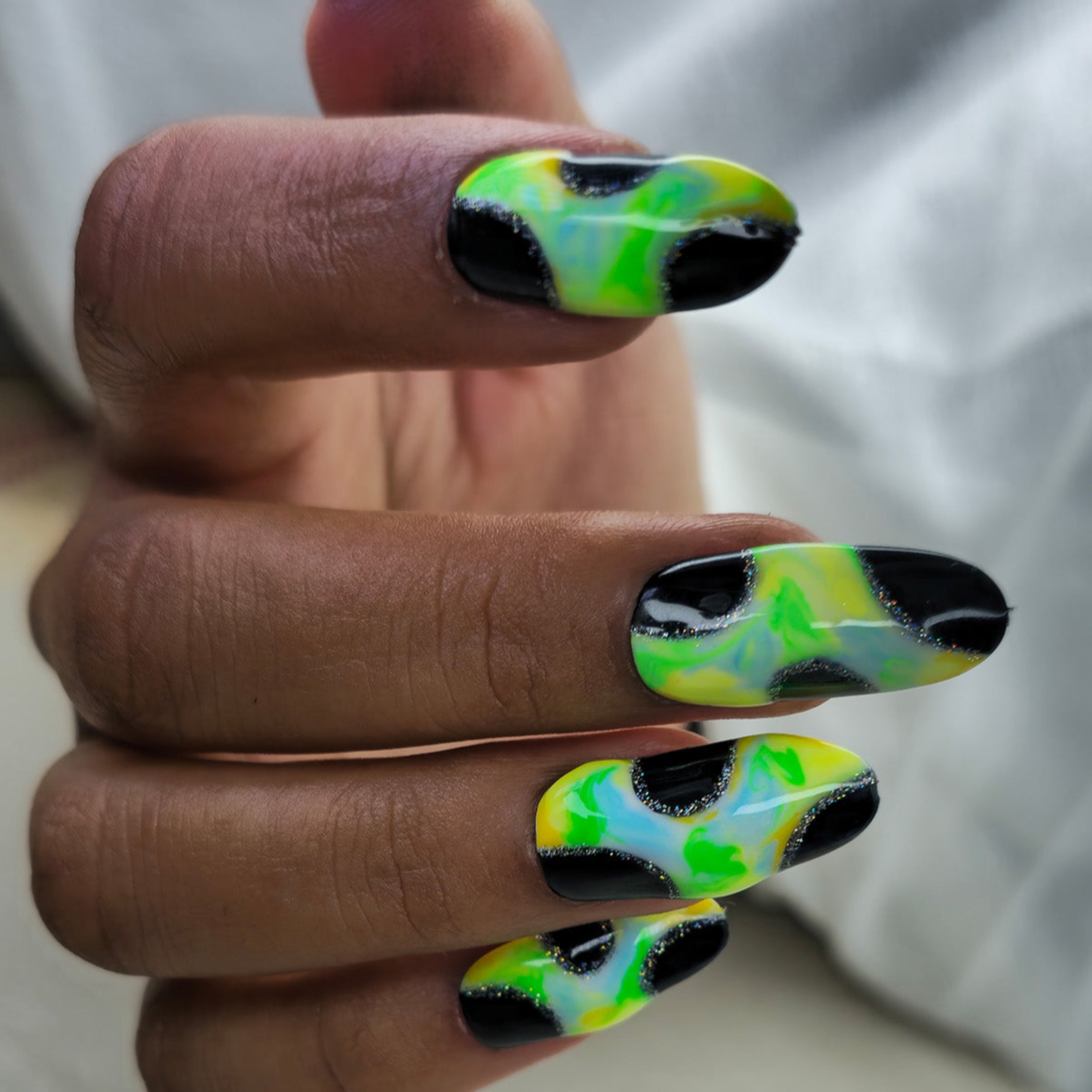 Neon River Nails