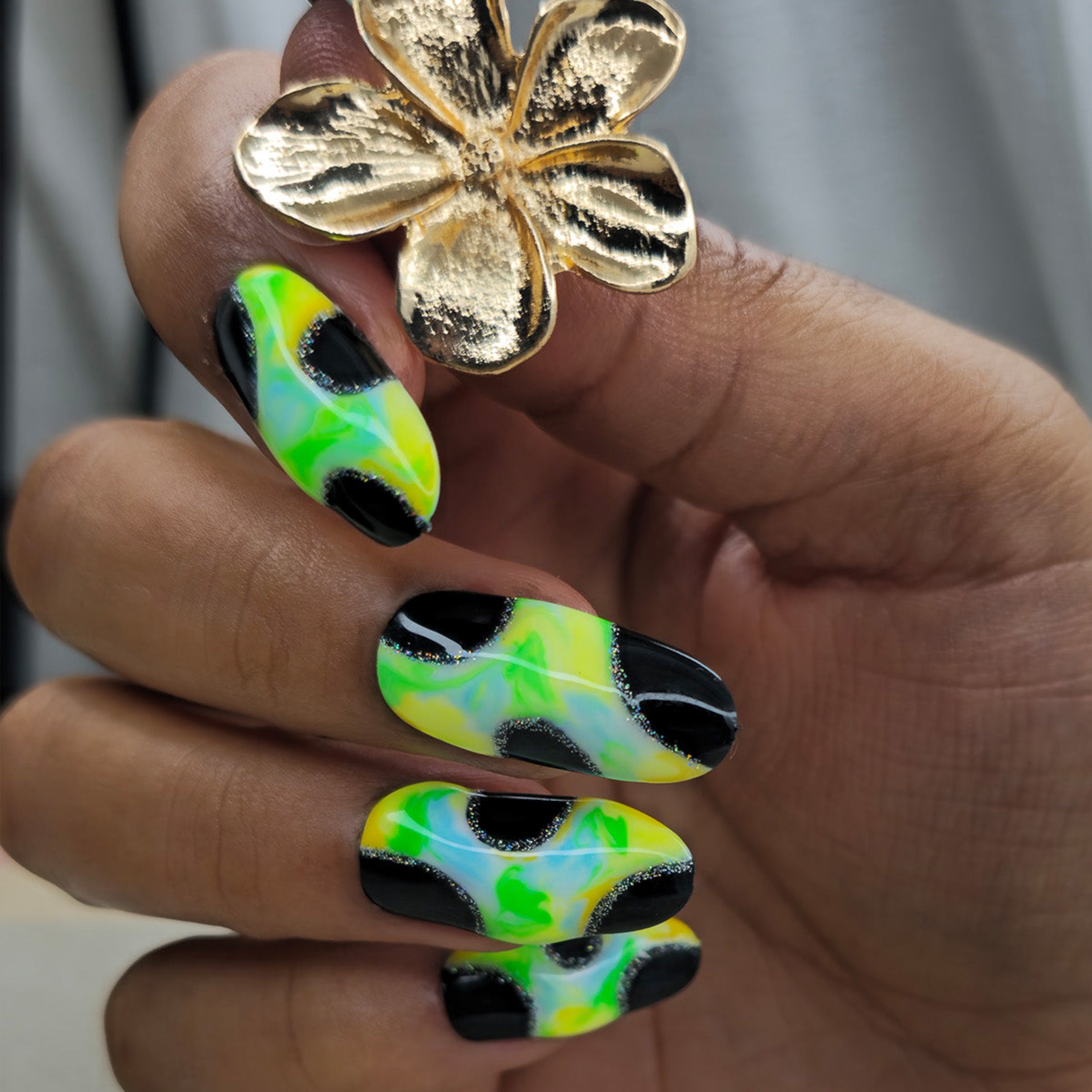 Neon River Nails