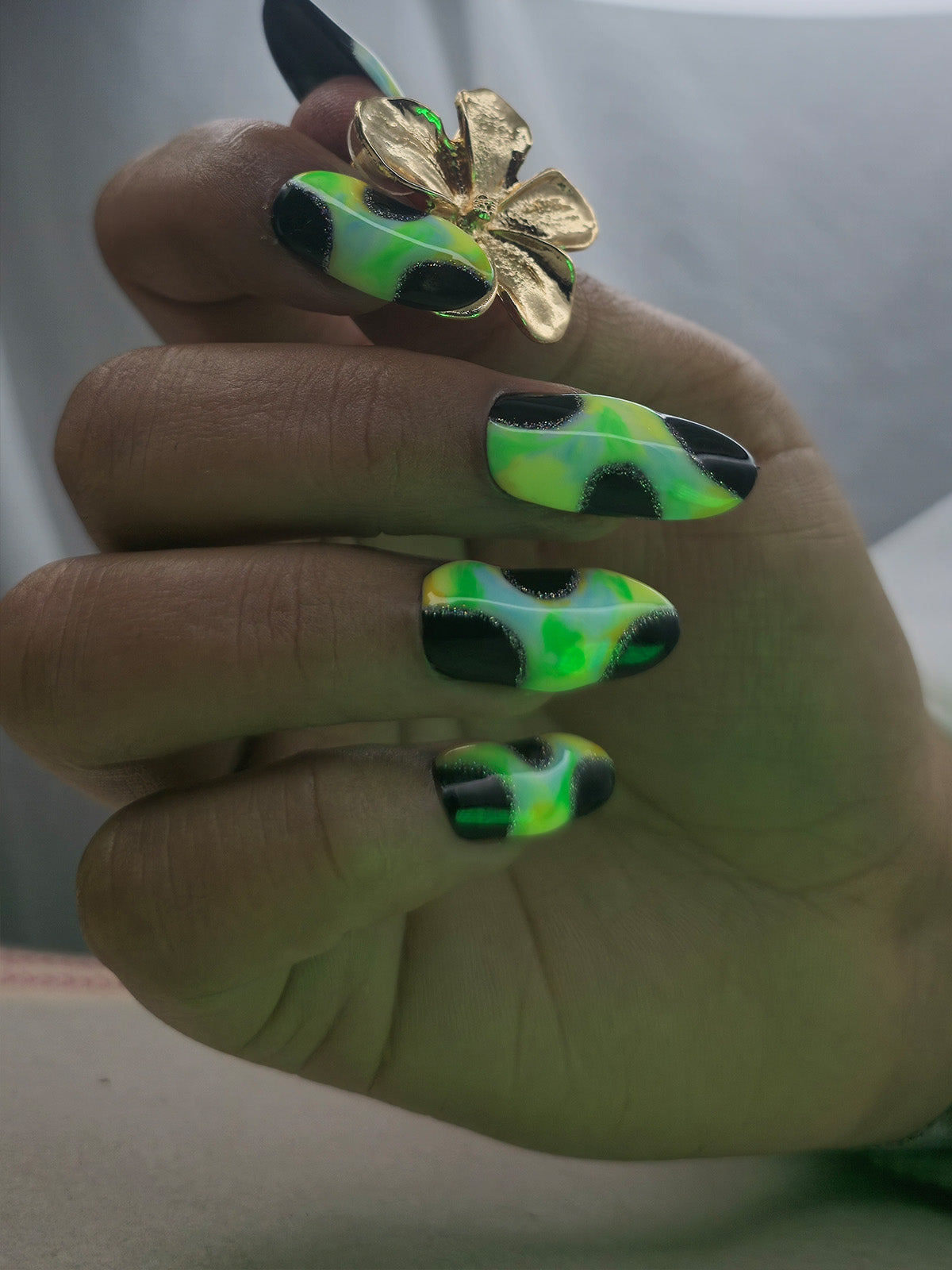 Neon River Nails
