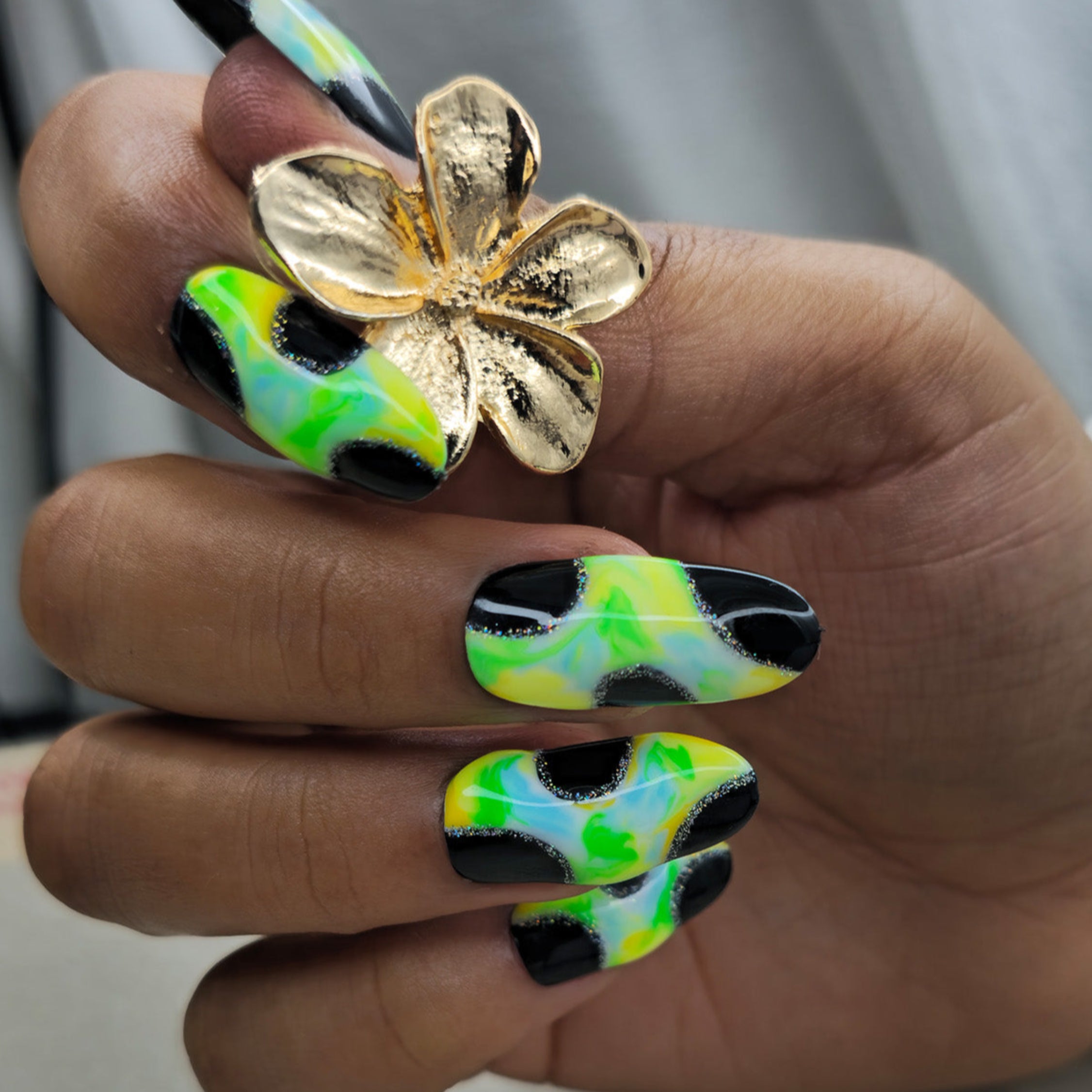 Neon River Nails
