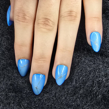Electric sky Luxury Nail