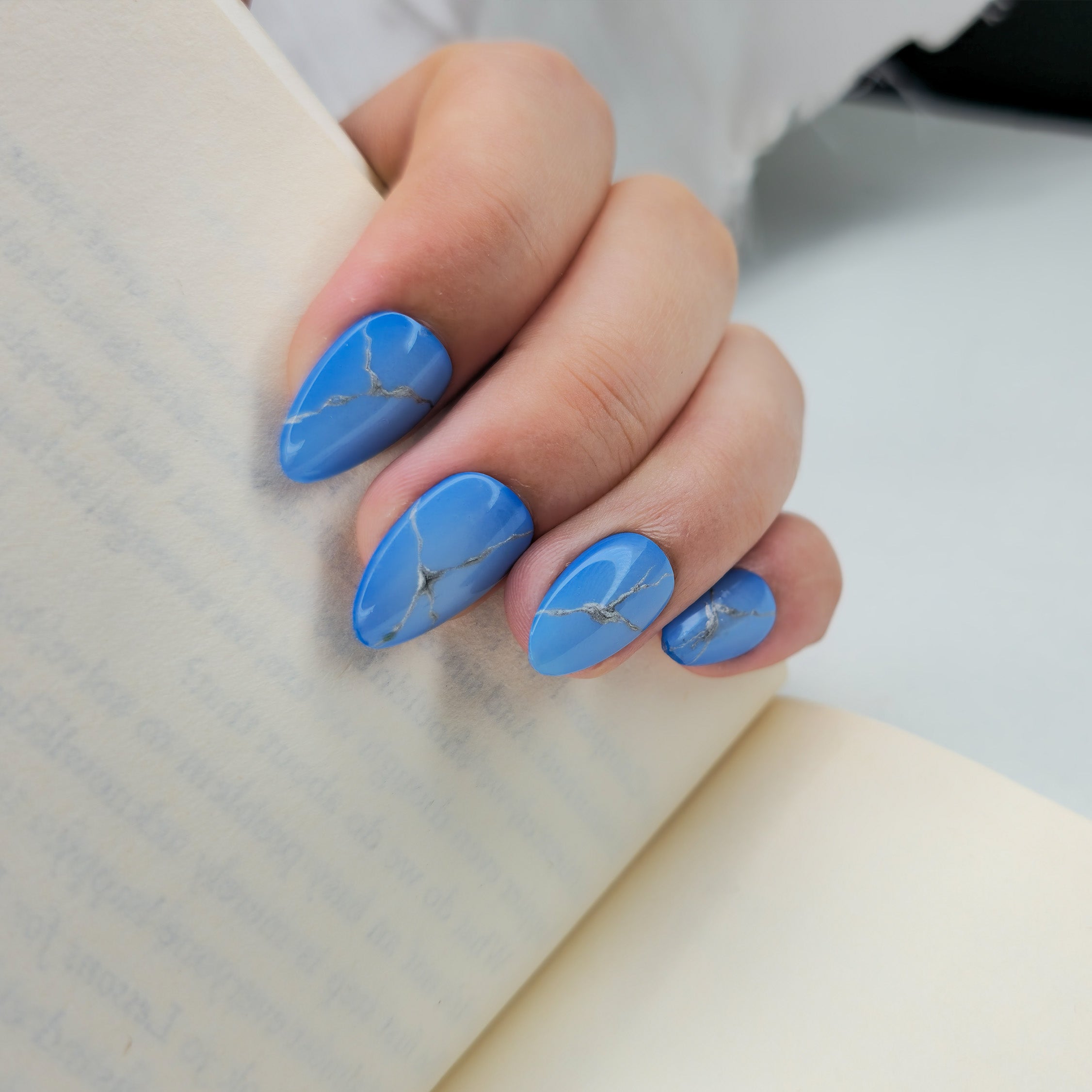 Electric sky Luxury Nail