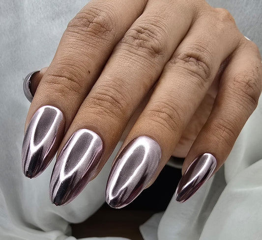 Chrome Mirror - Rosy Pink