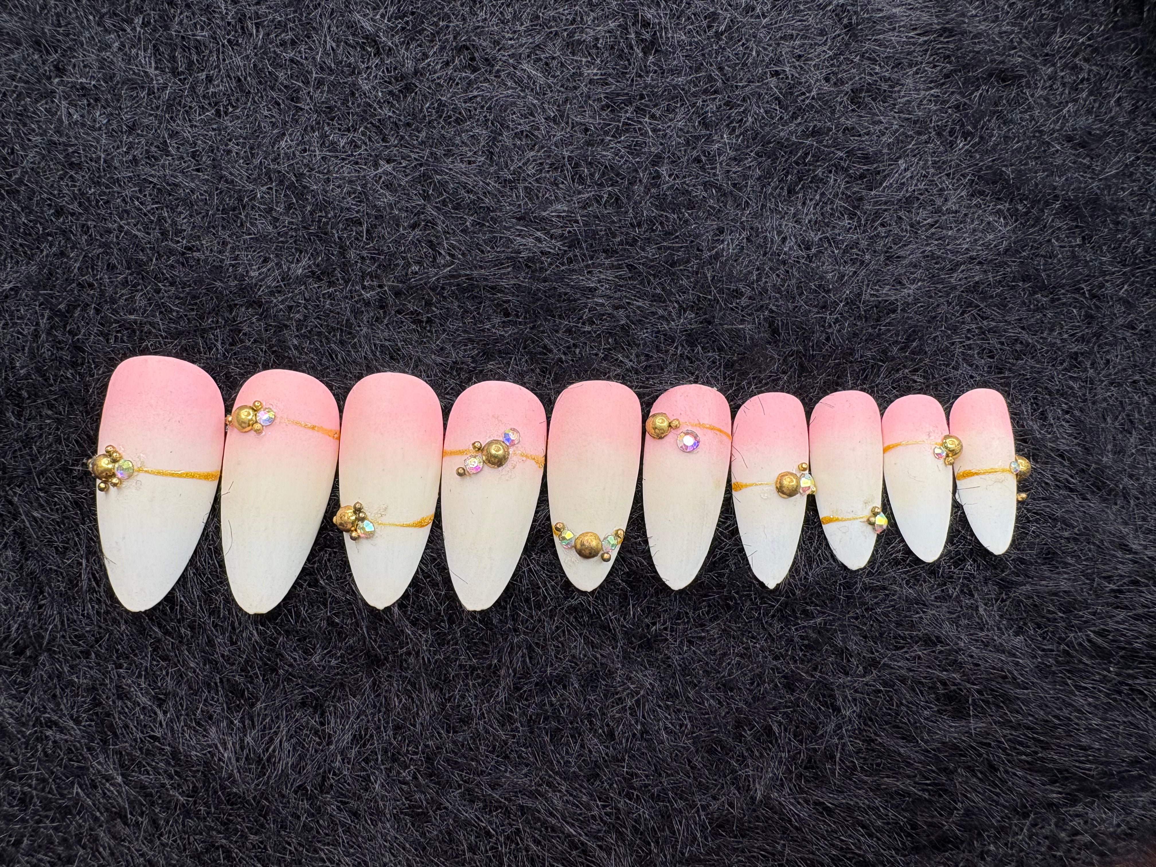 Blush Ombre Emblished