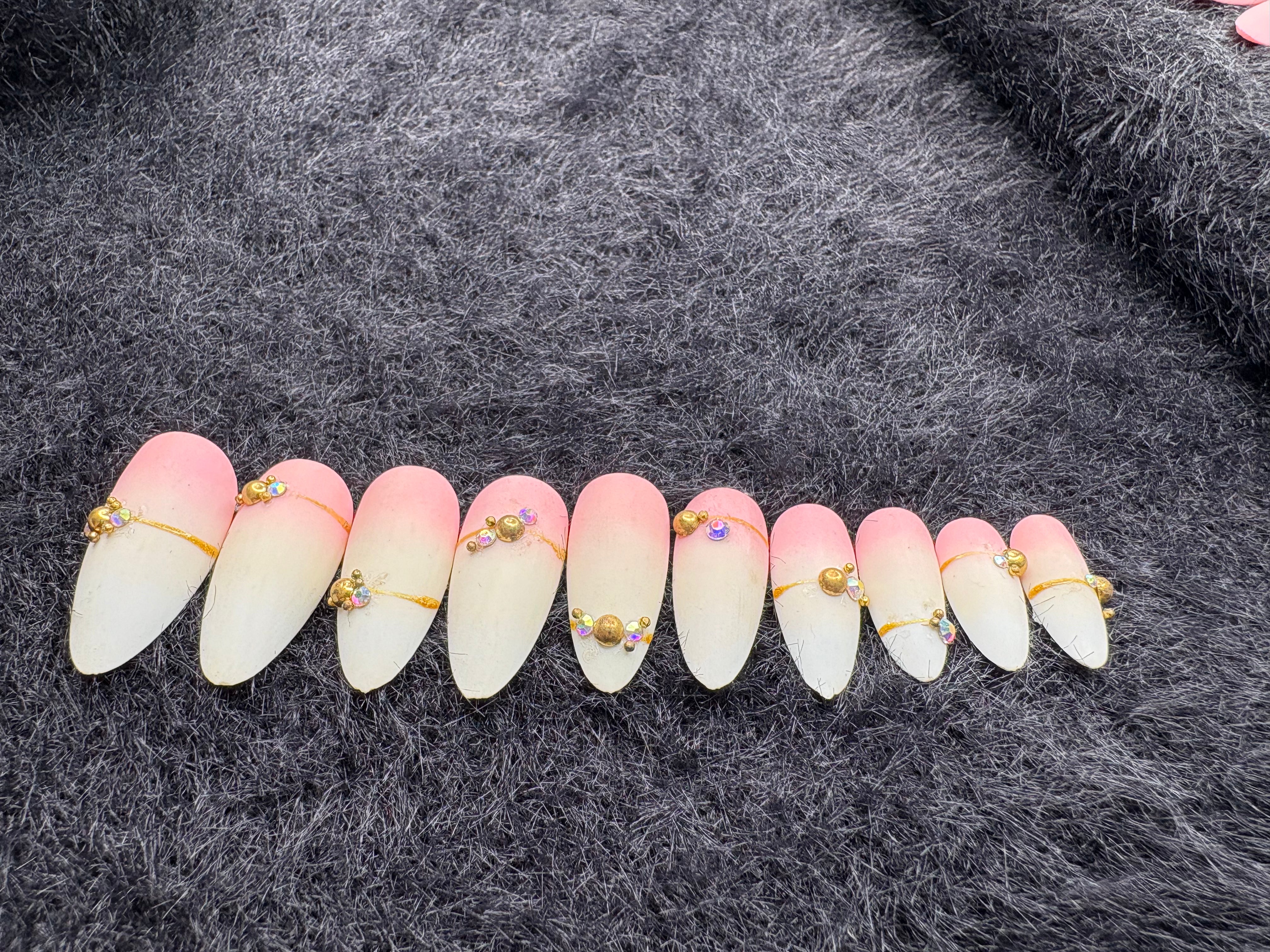 Blush Ombre Emblished