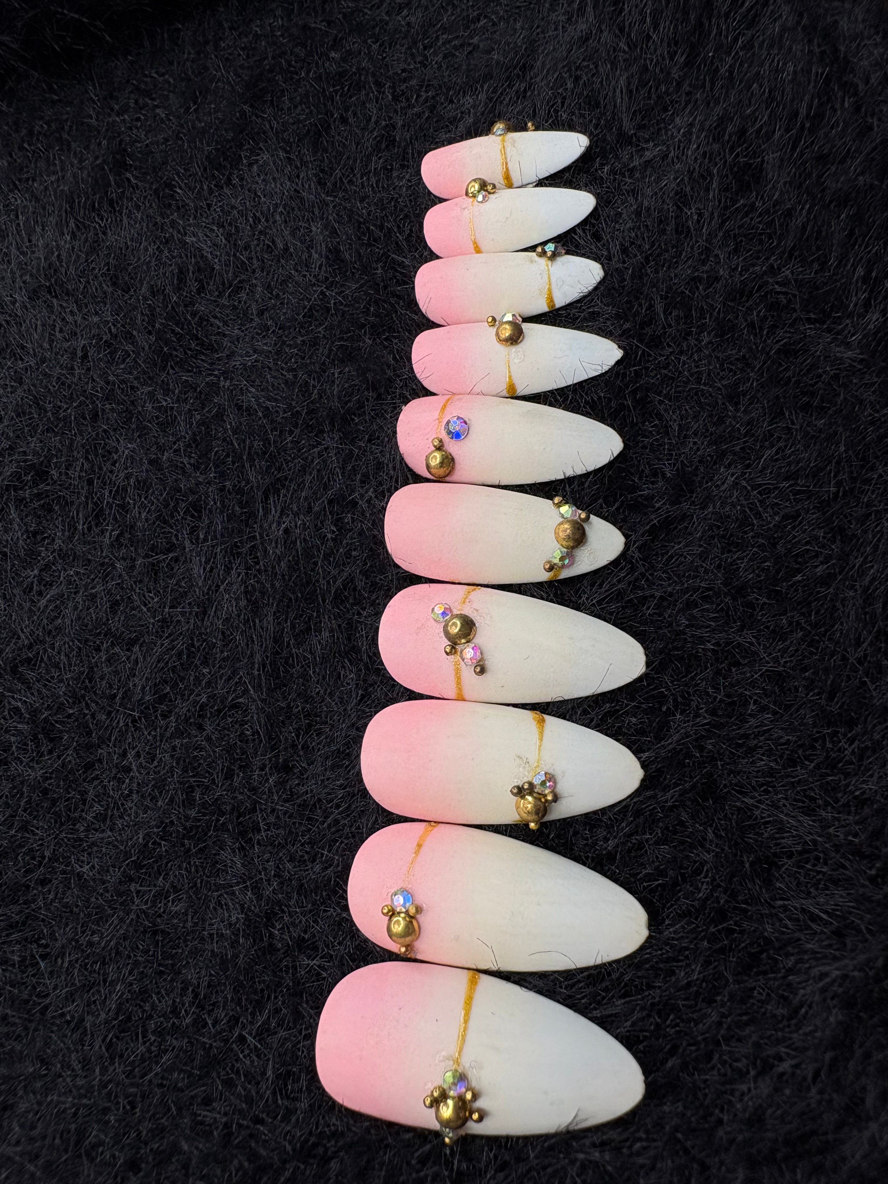 Blush Ombre Emblished