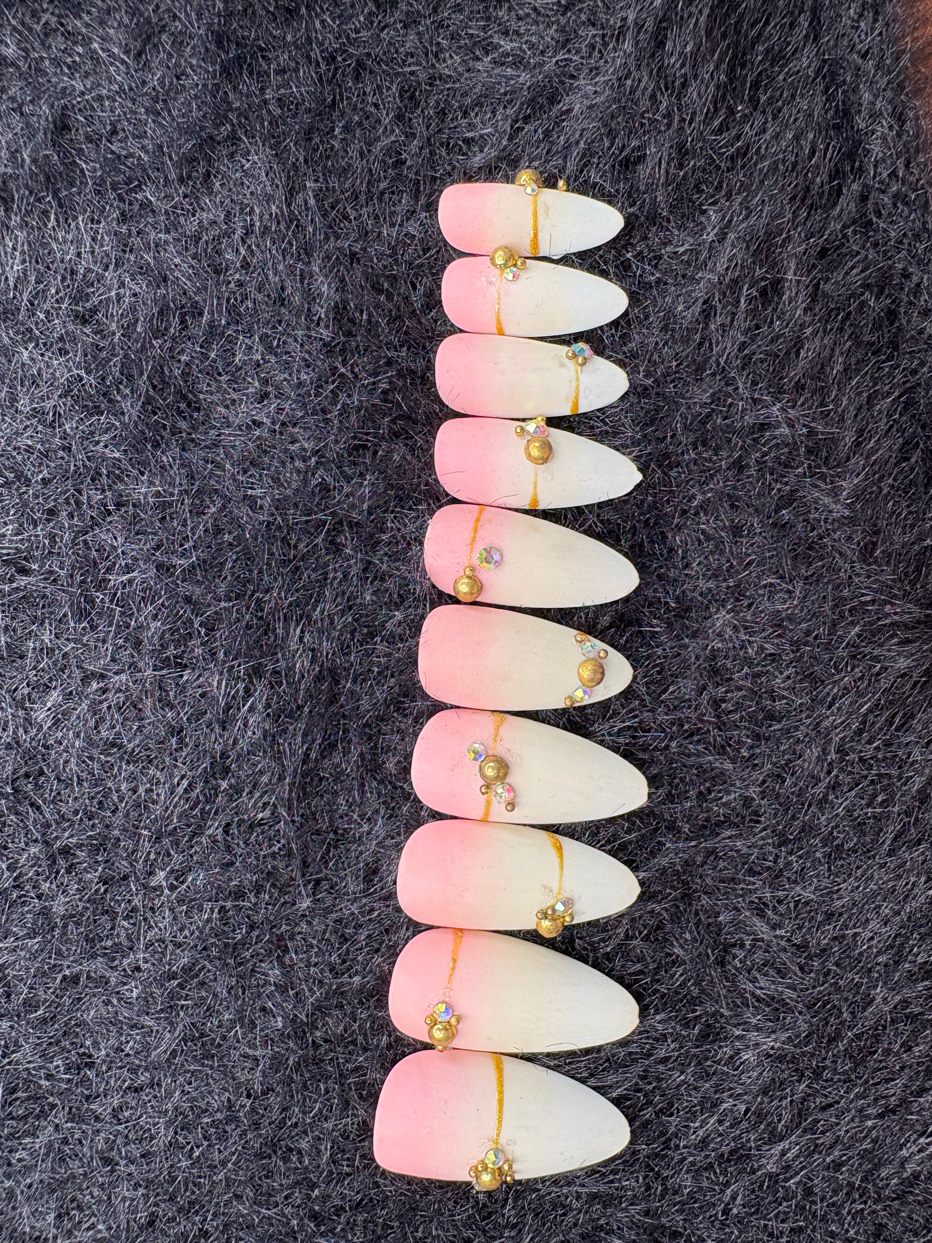 Blush Ombre Emblished