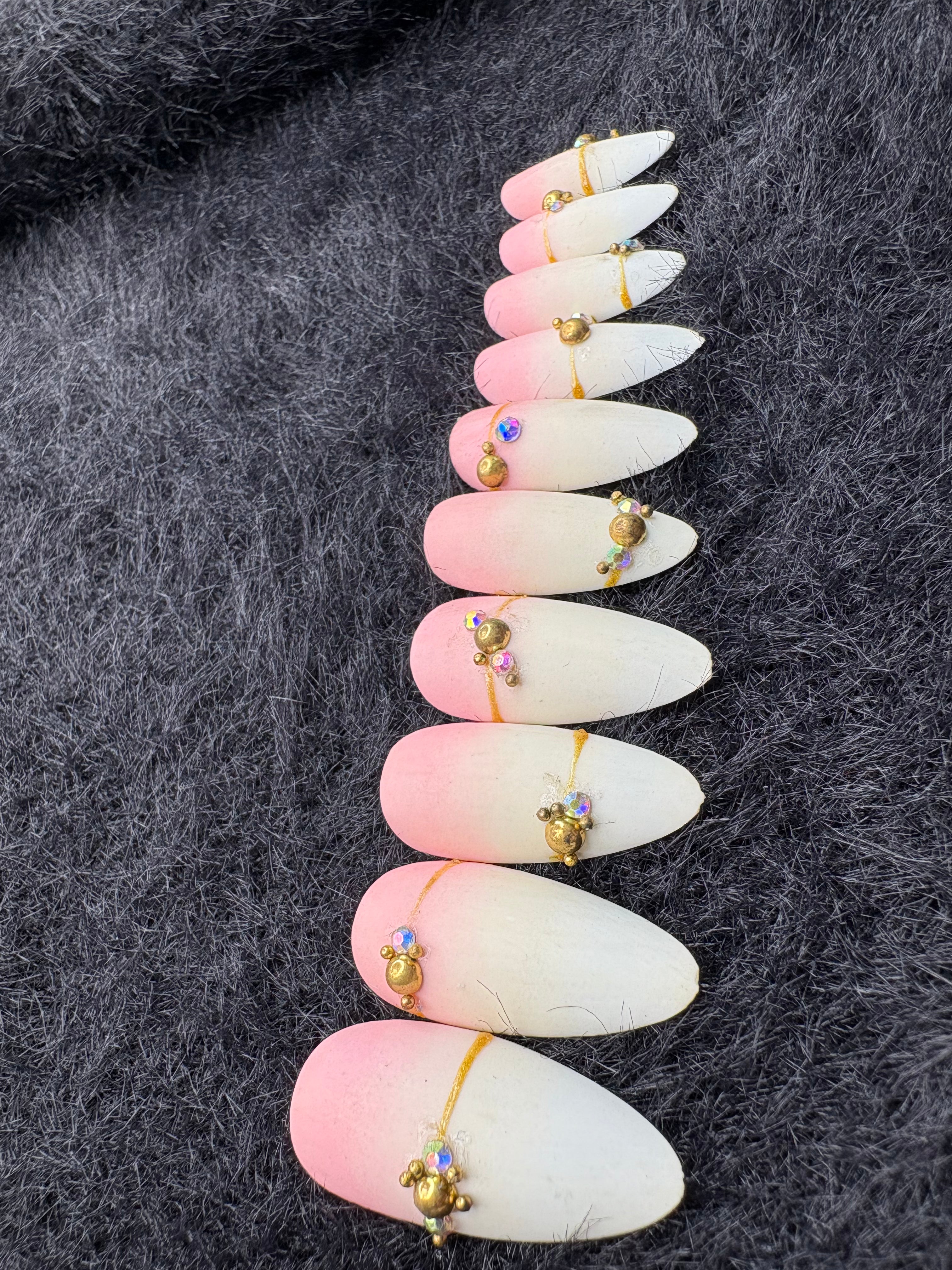 Blush Ombre Emblished