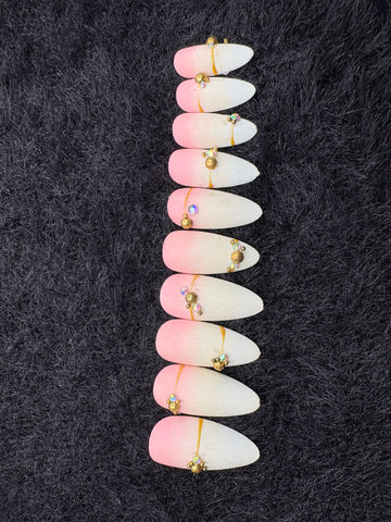 Blush Ombre Emblished