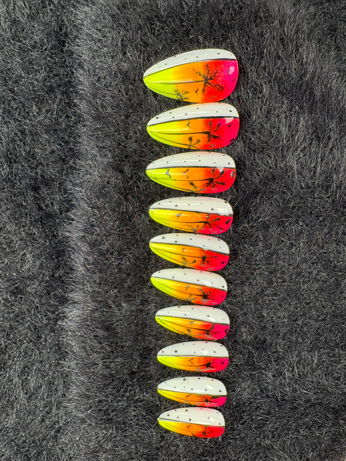 Tropics Ombre Palm Silhouette Set