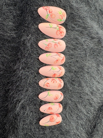 Hand-Painted Floral Spring