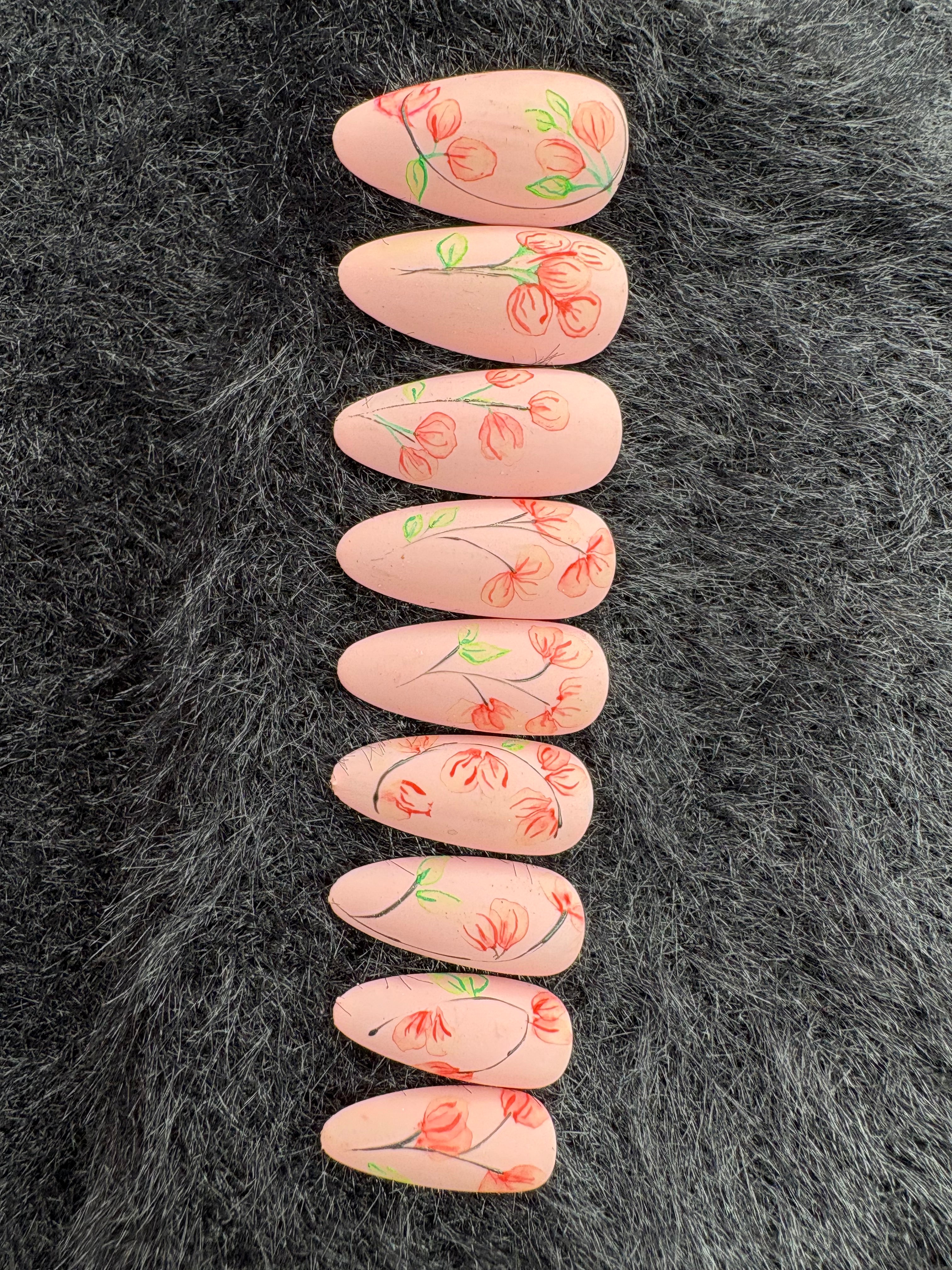 Hand-Painted Floral Spring