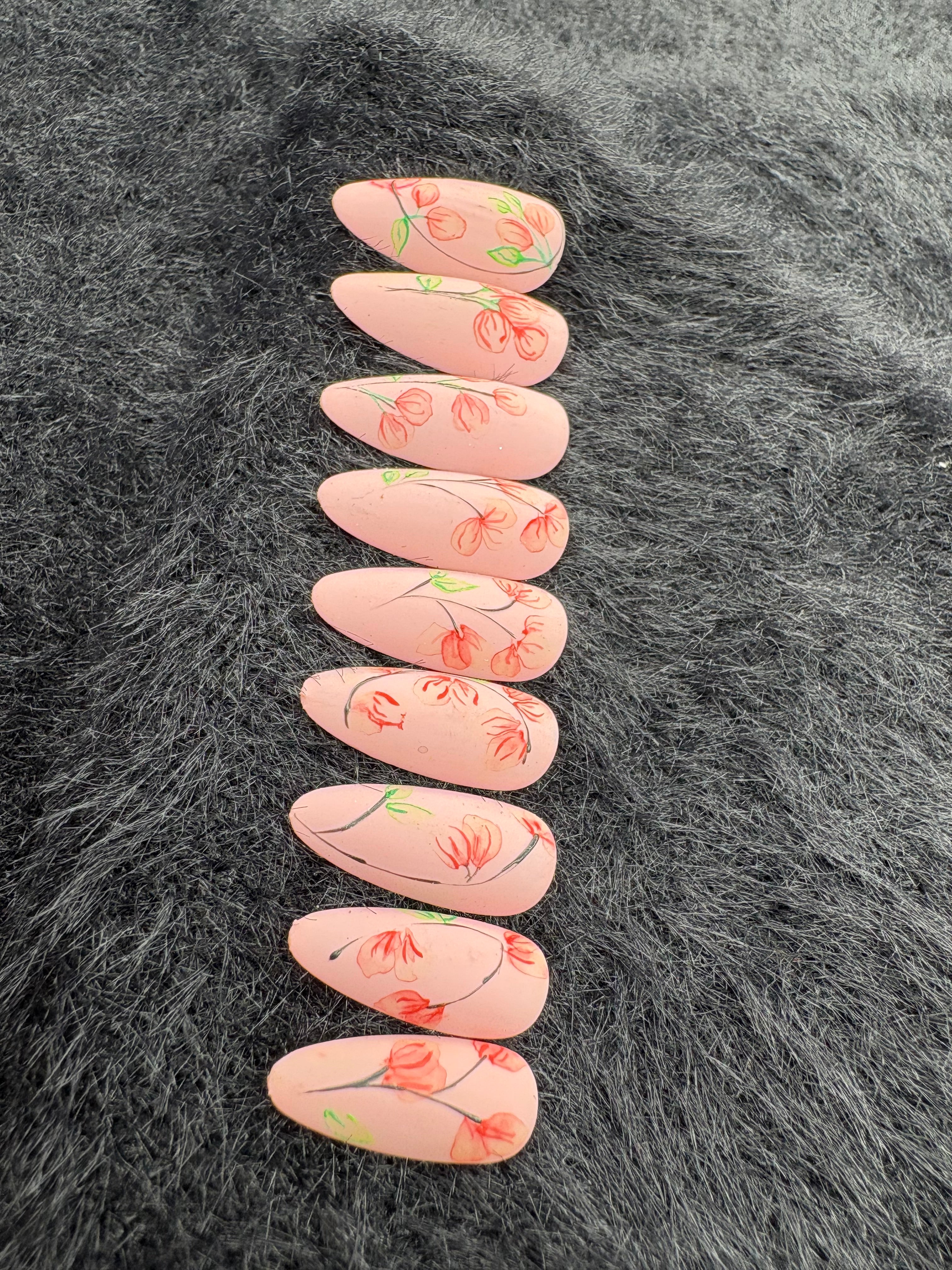 Hand-Painted Floral Spring
