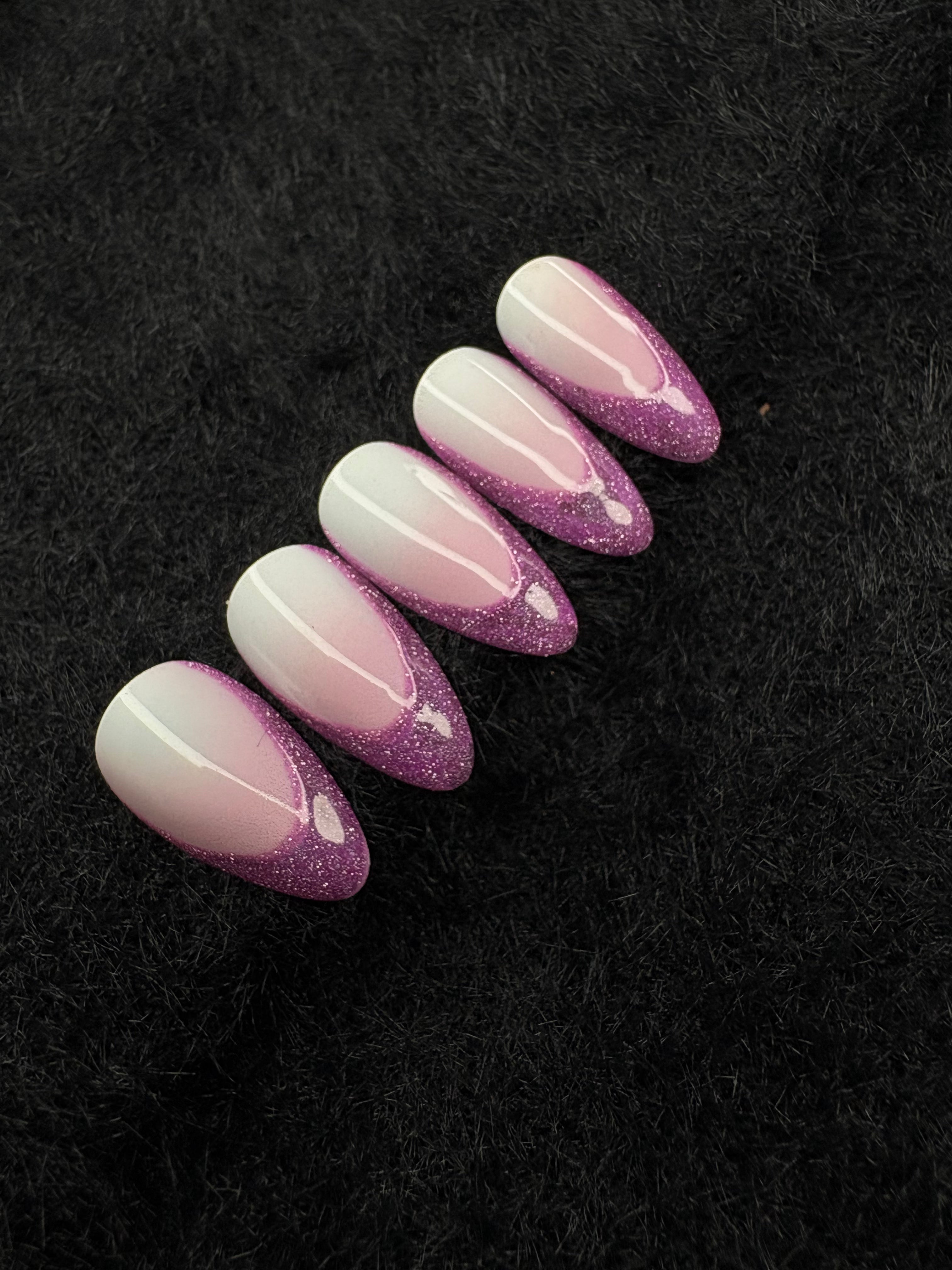 Pink Glitter Ombre