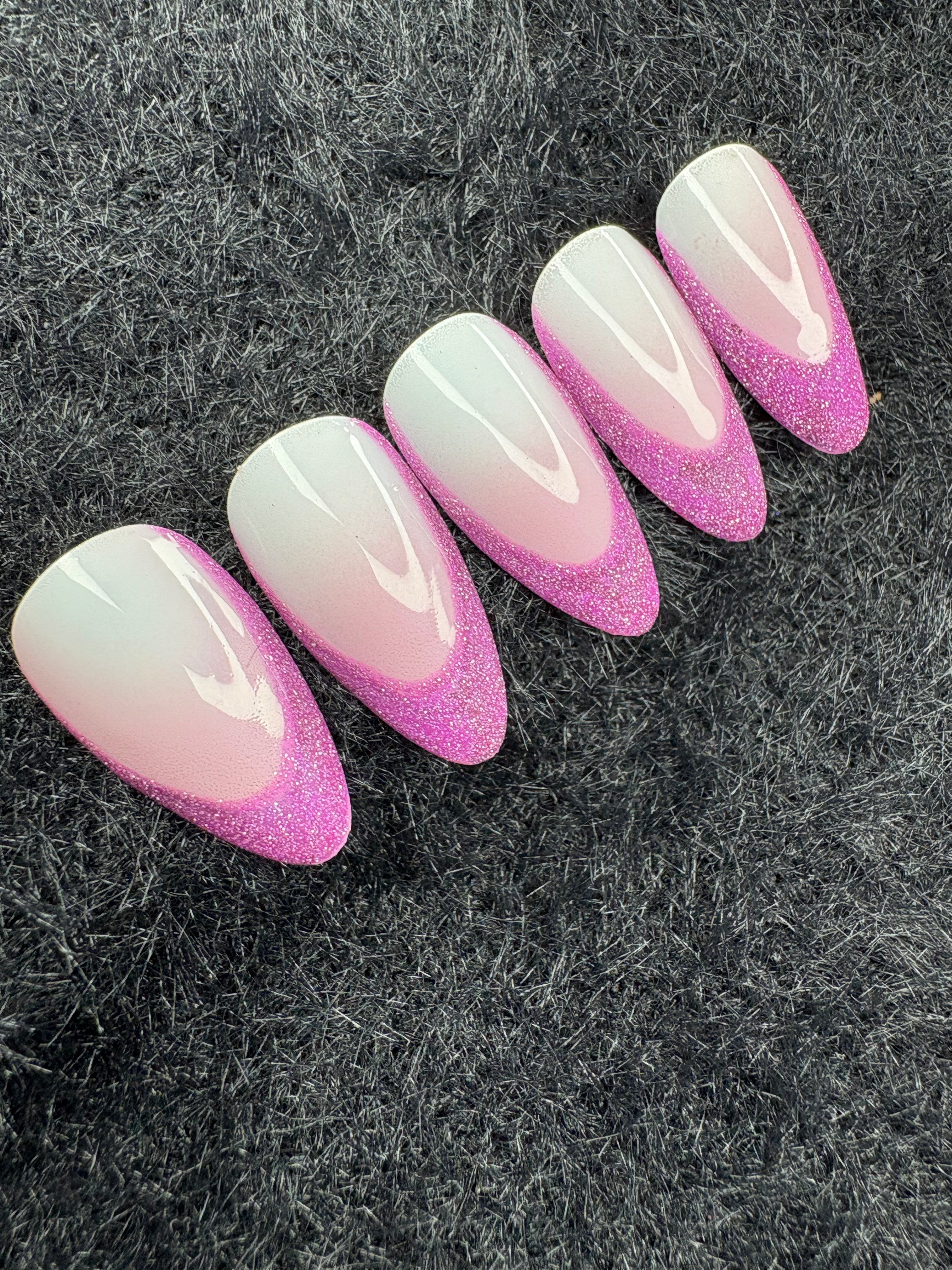 Pink Glitter Ombre