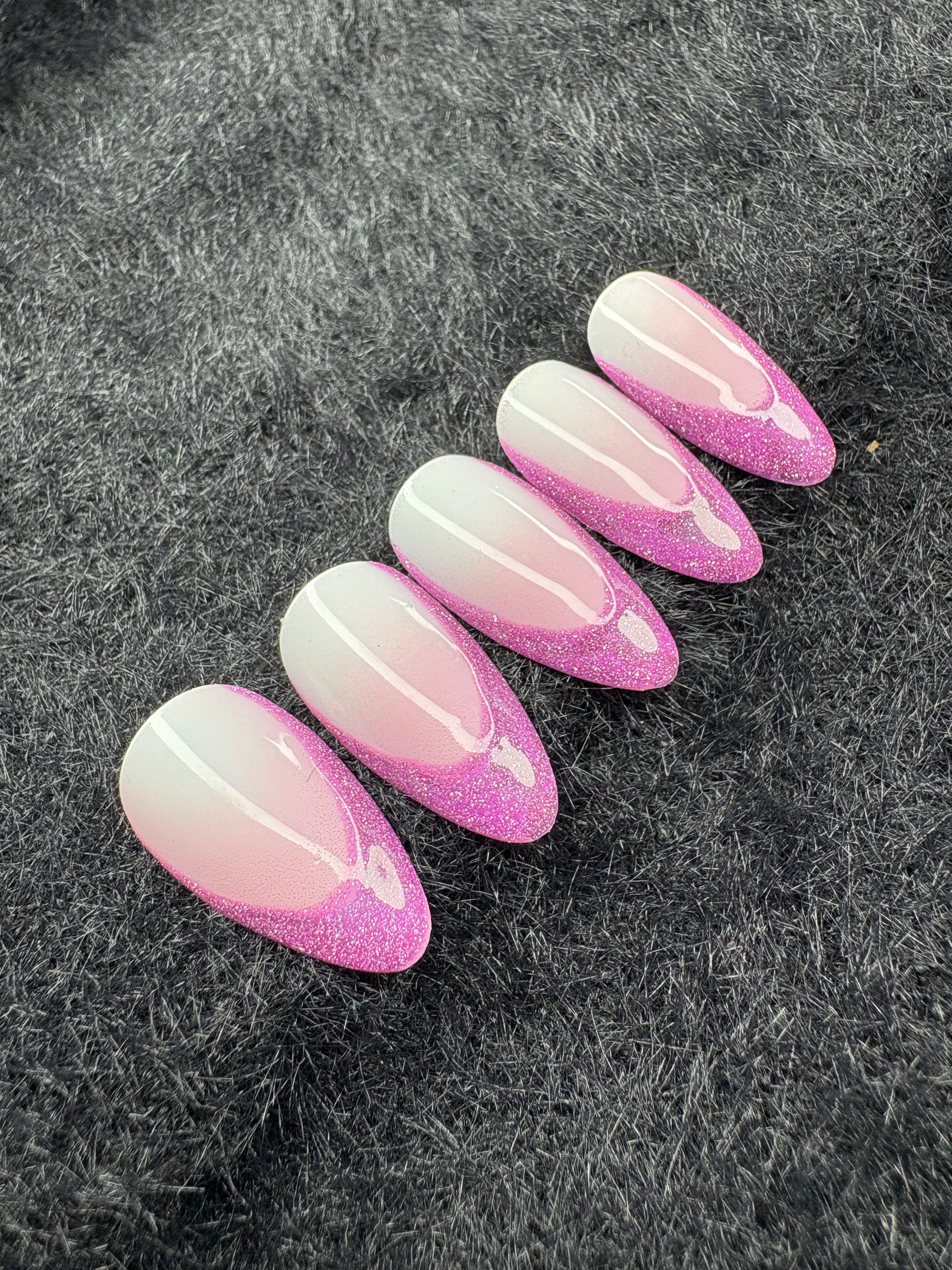 Pink Glitter Ombre