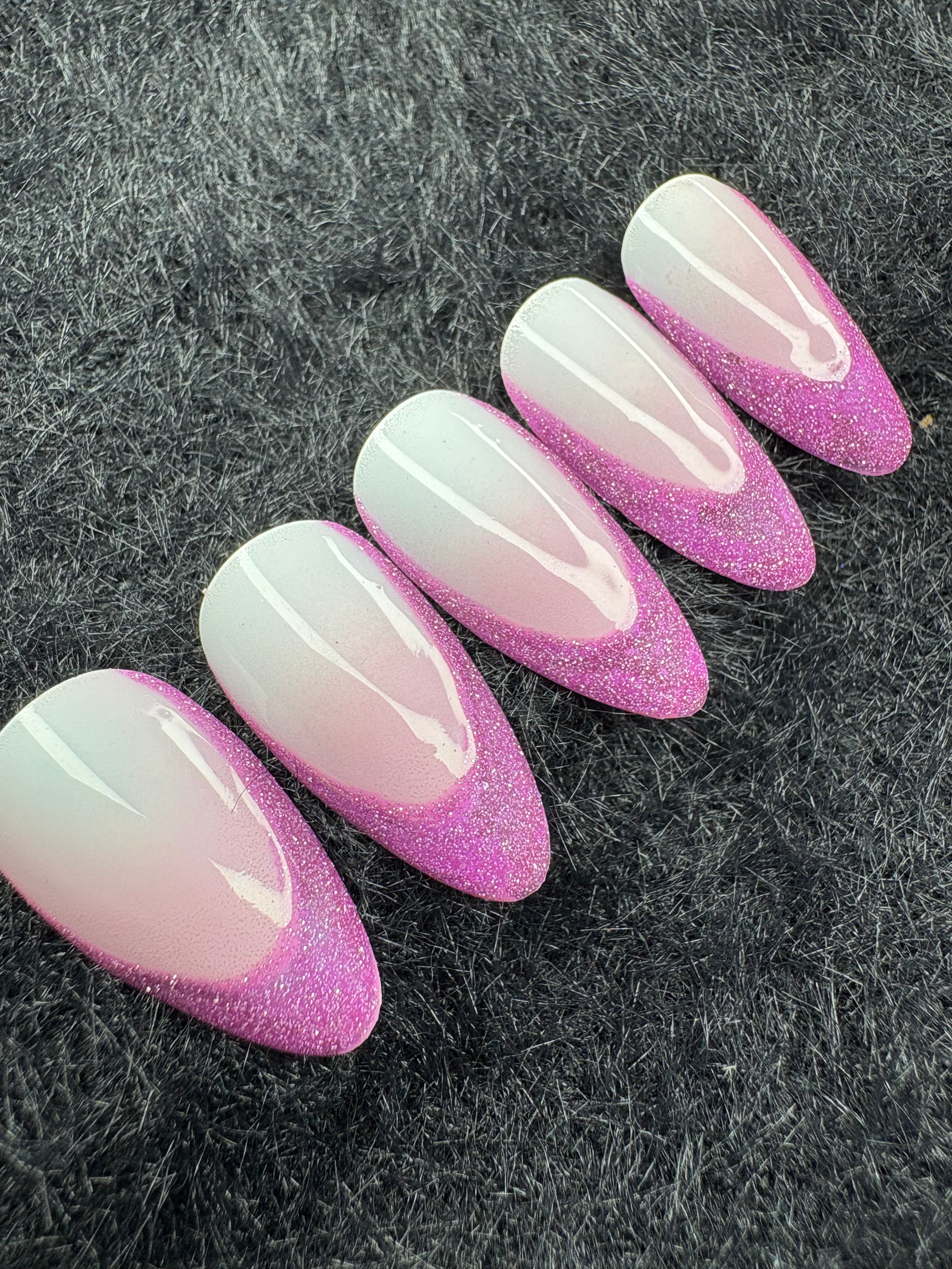 Pink Glitter Ombre