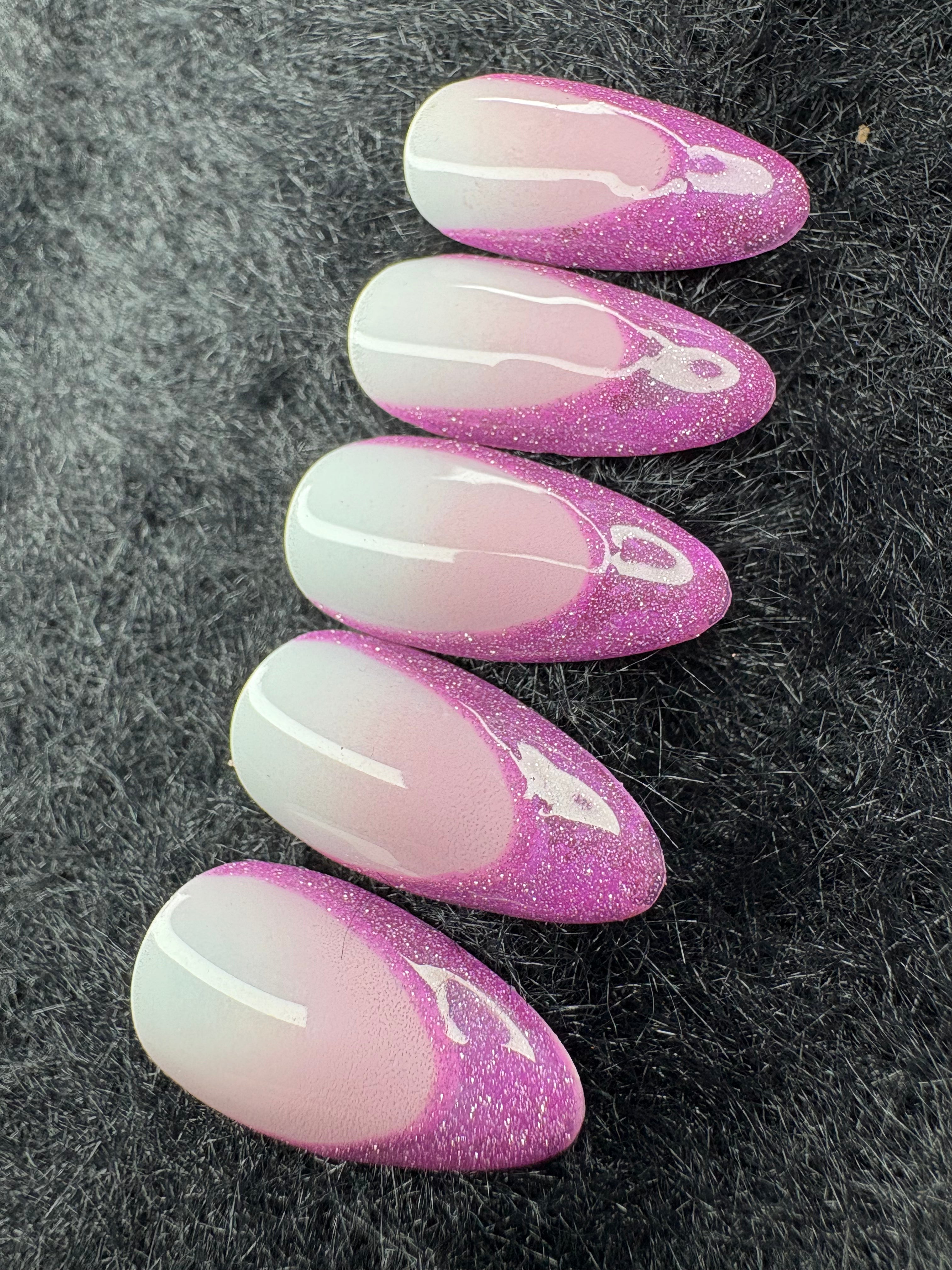 Pink Glitter Ombre