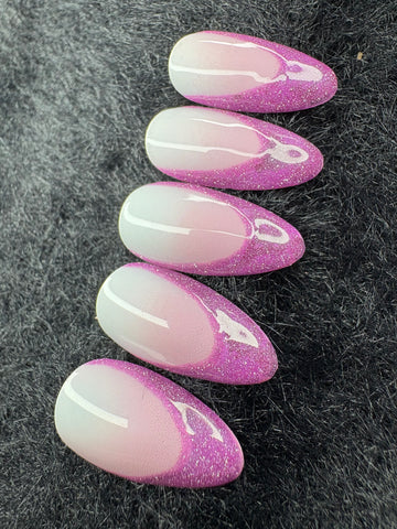 Pink Glitter Ombre