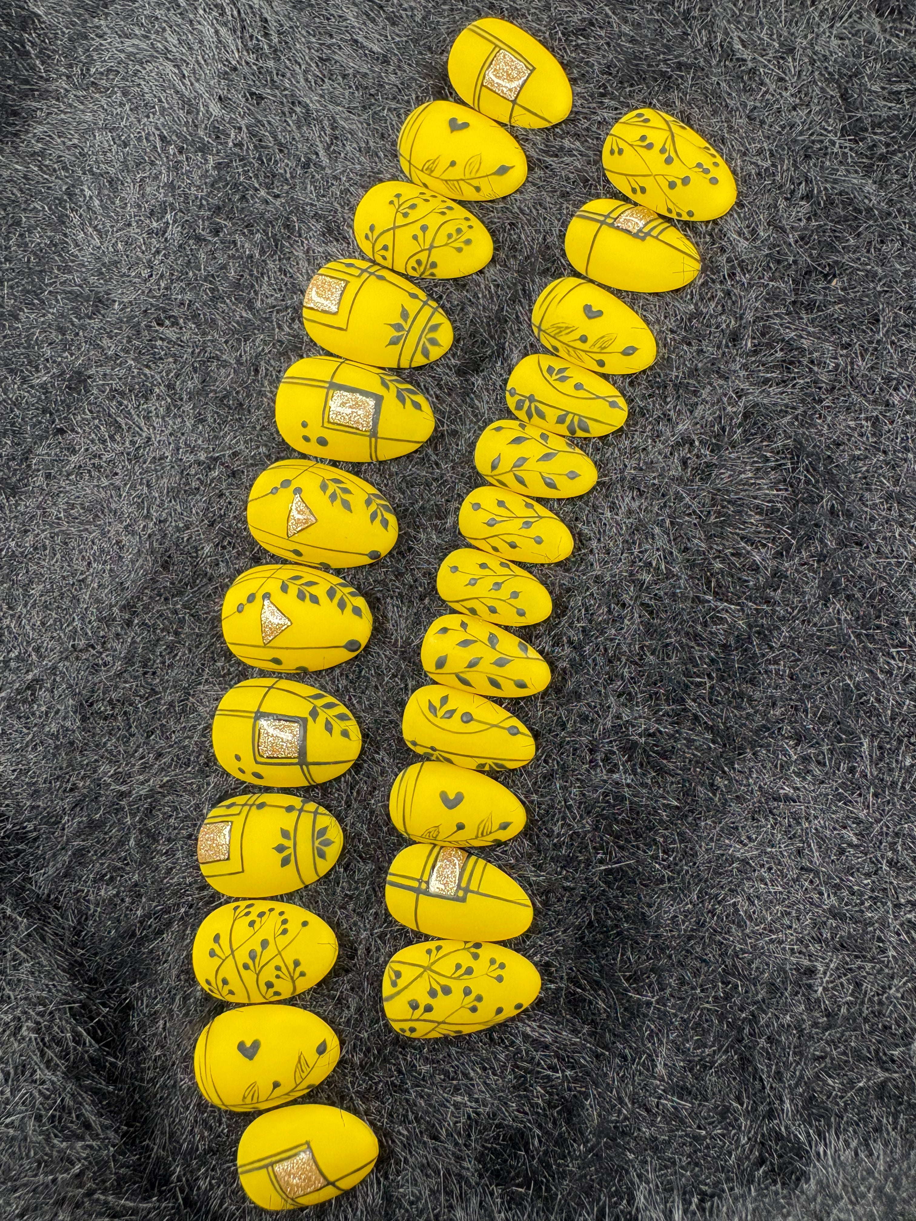 Yellow Floral Press
