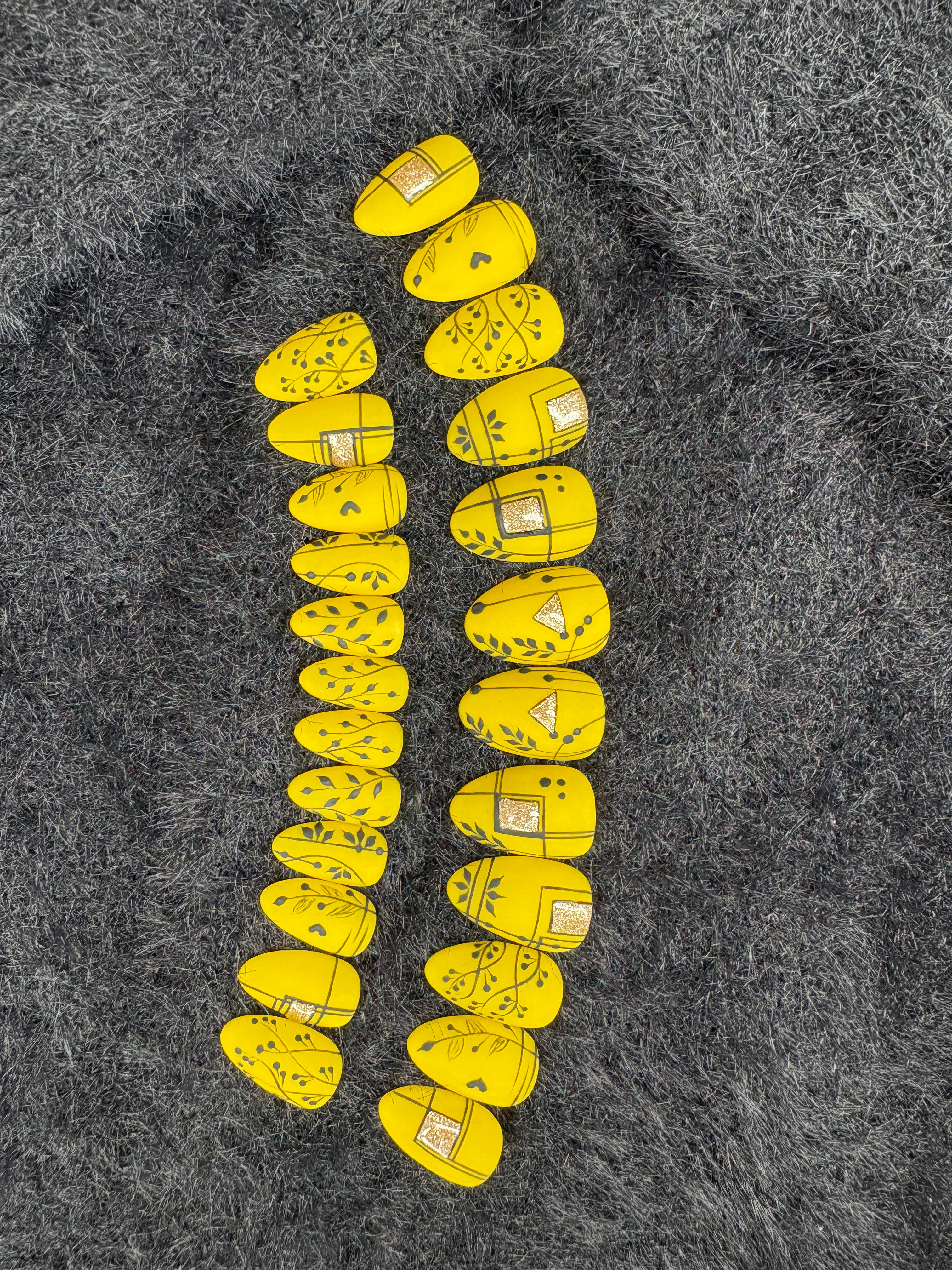 Yellow Floral Press
