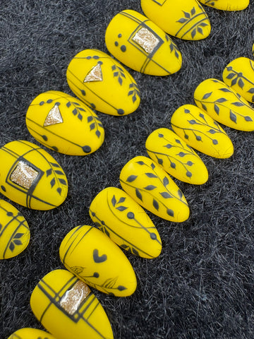 Yellow Floral Press
