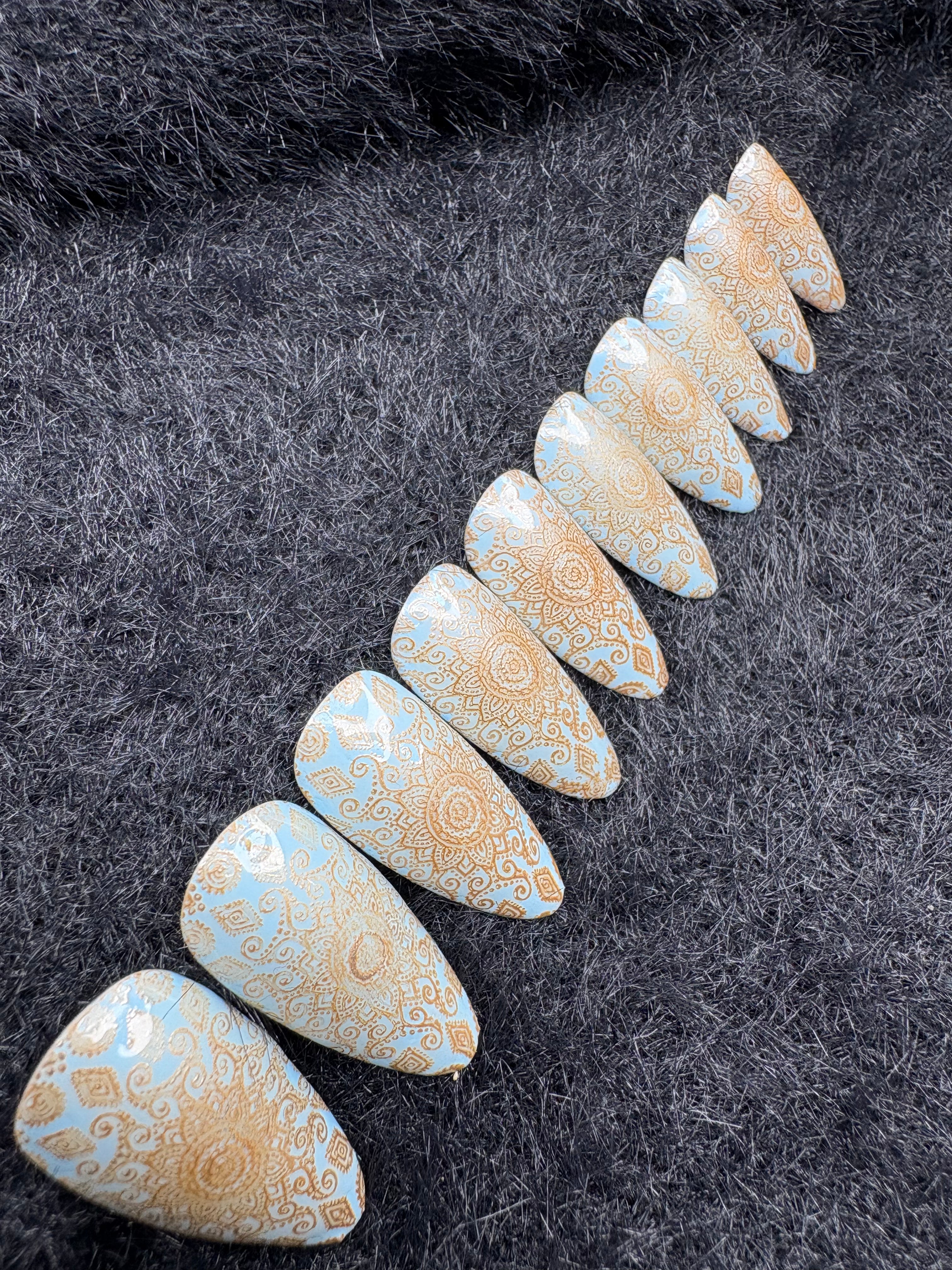 Blue & Gold Mandala