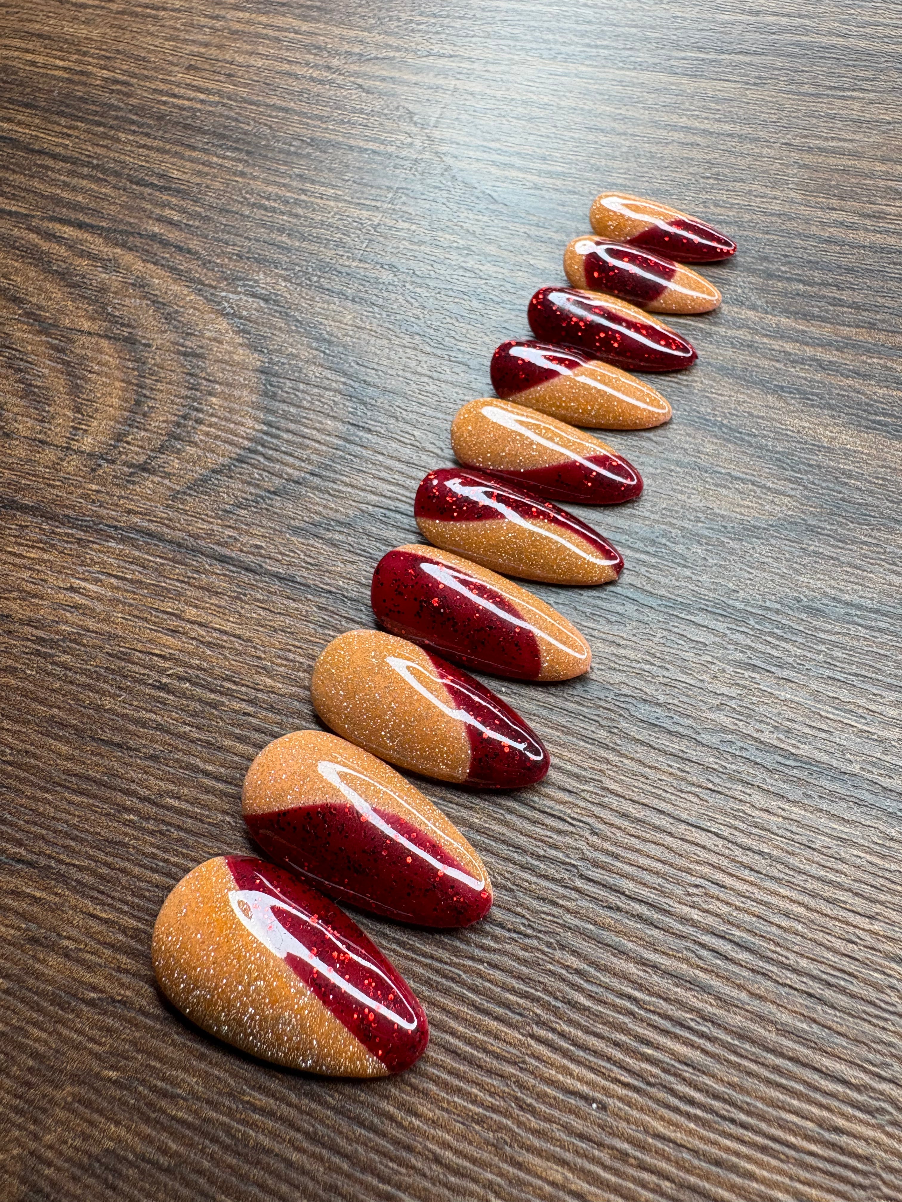 Red & Gold Almond