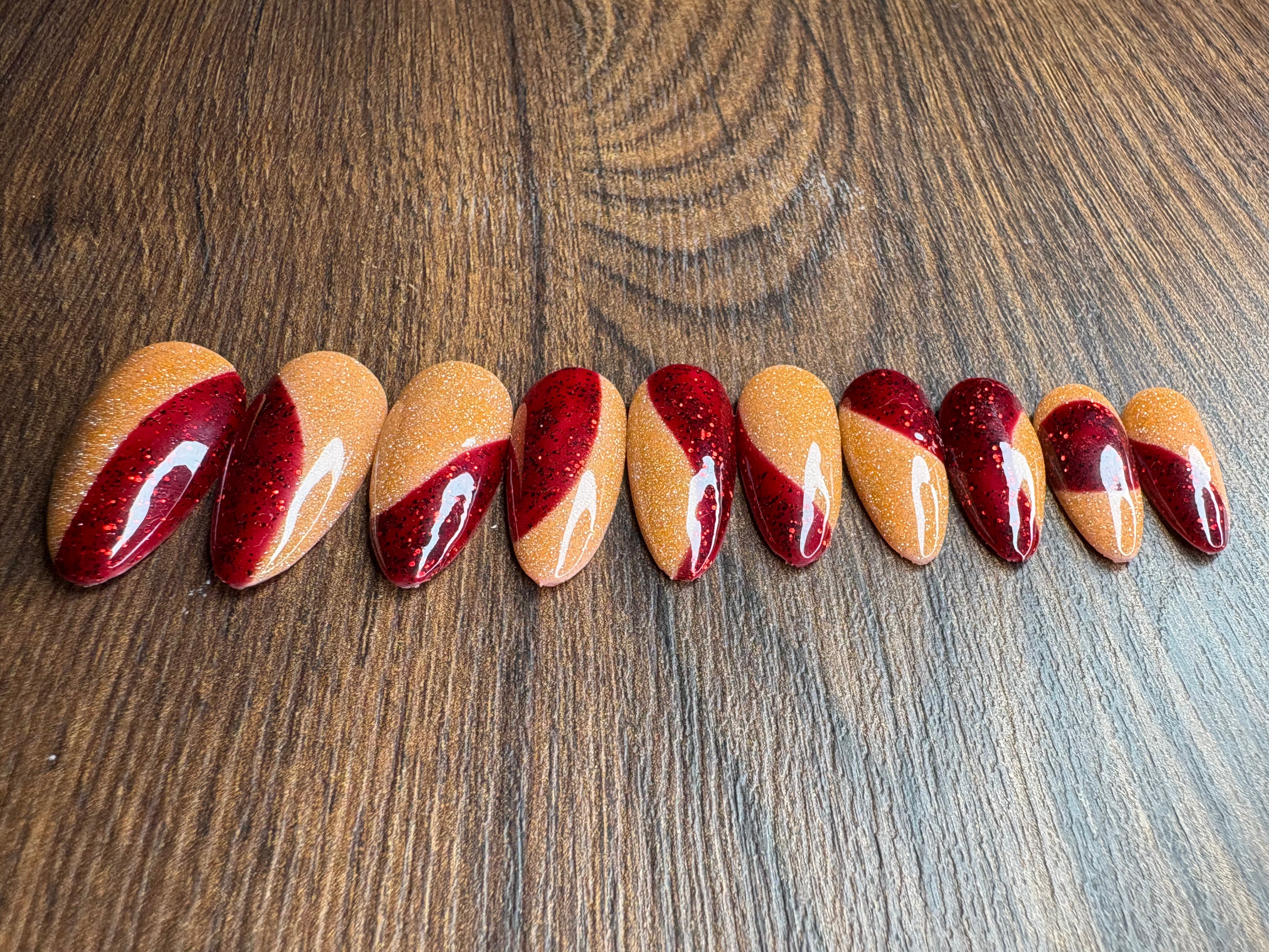 Red & Gold Almond