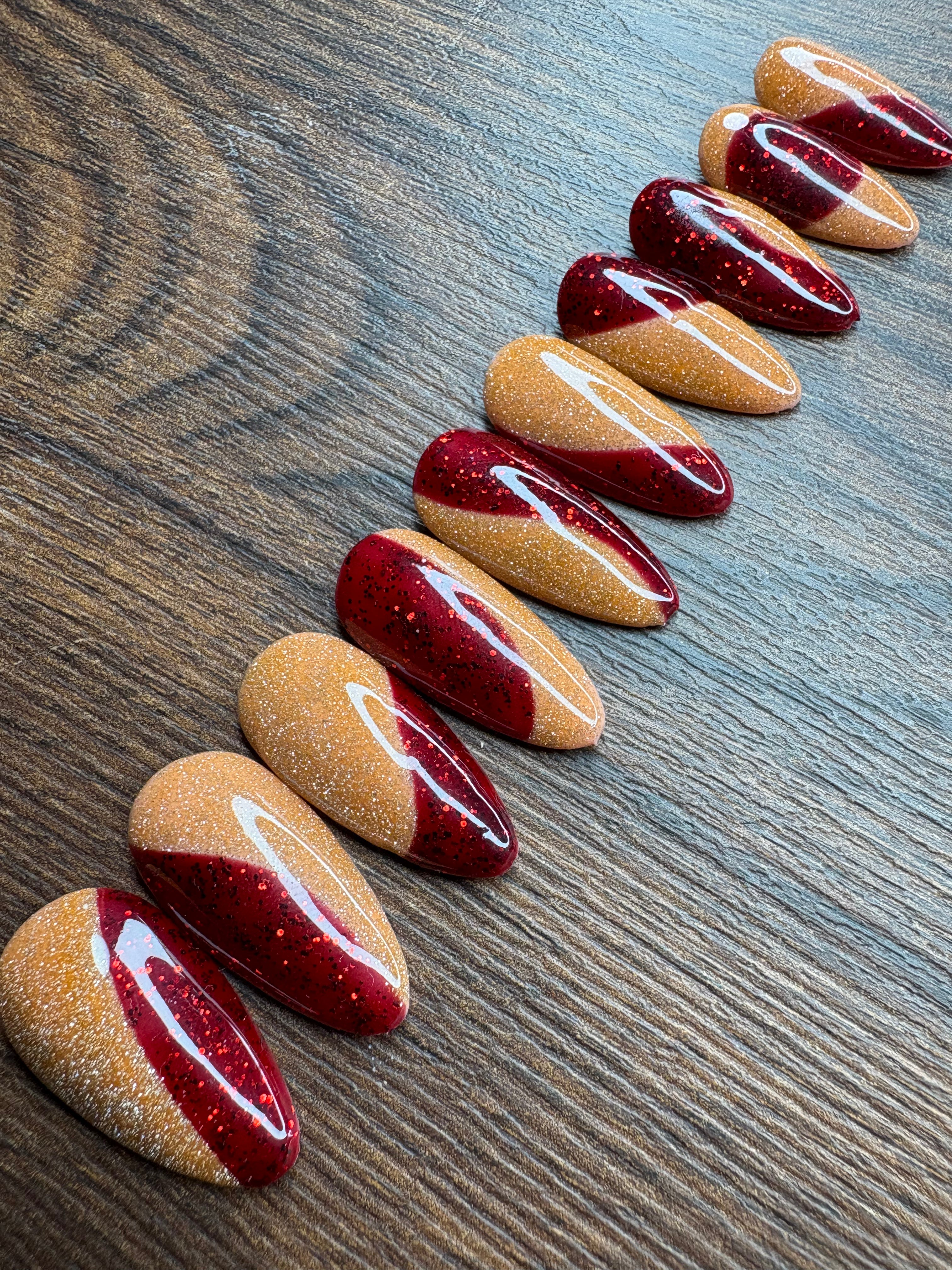 Red & Gold Almond