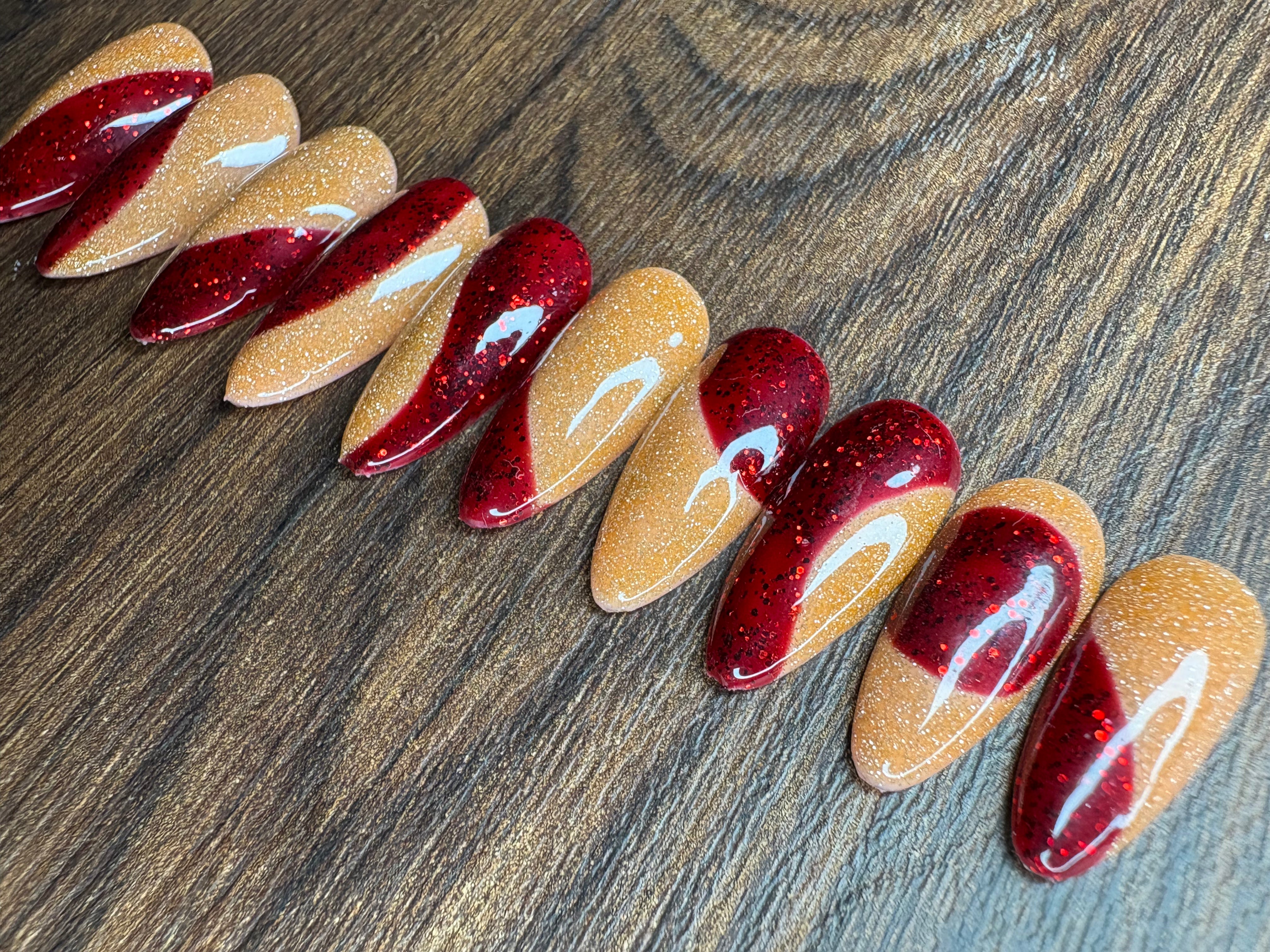 Red & Gold Almond