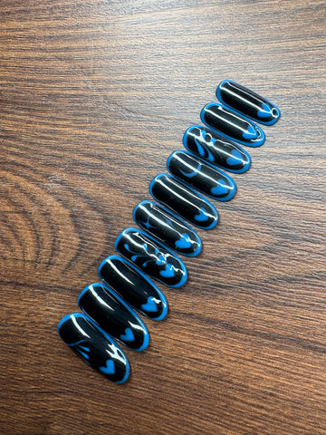 Black & Blue Heart