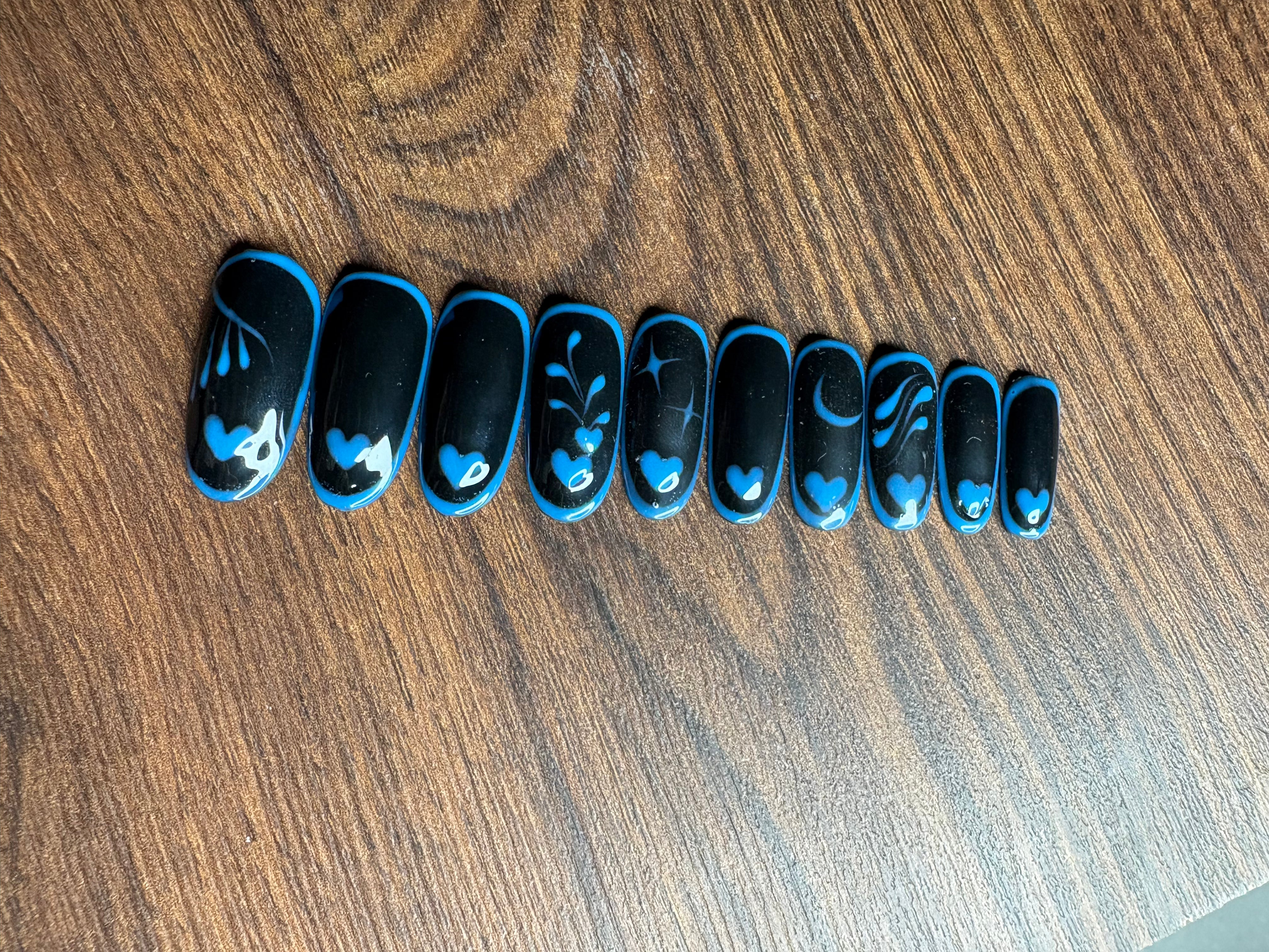 Black & Blue Heart