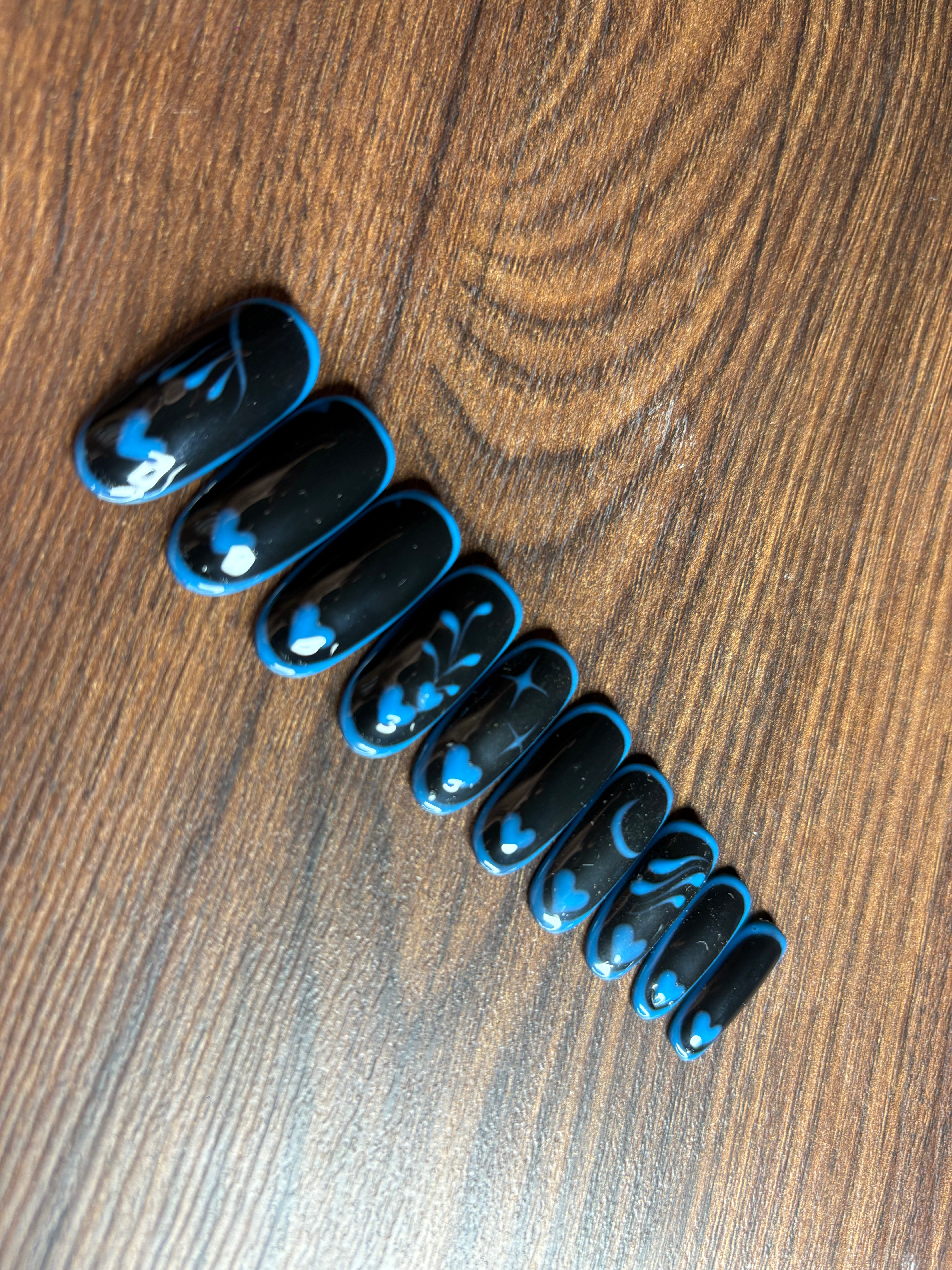 Black & Blue Heart