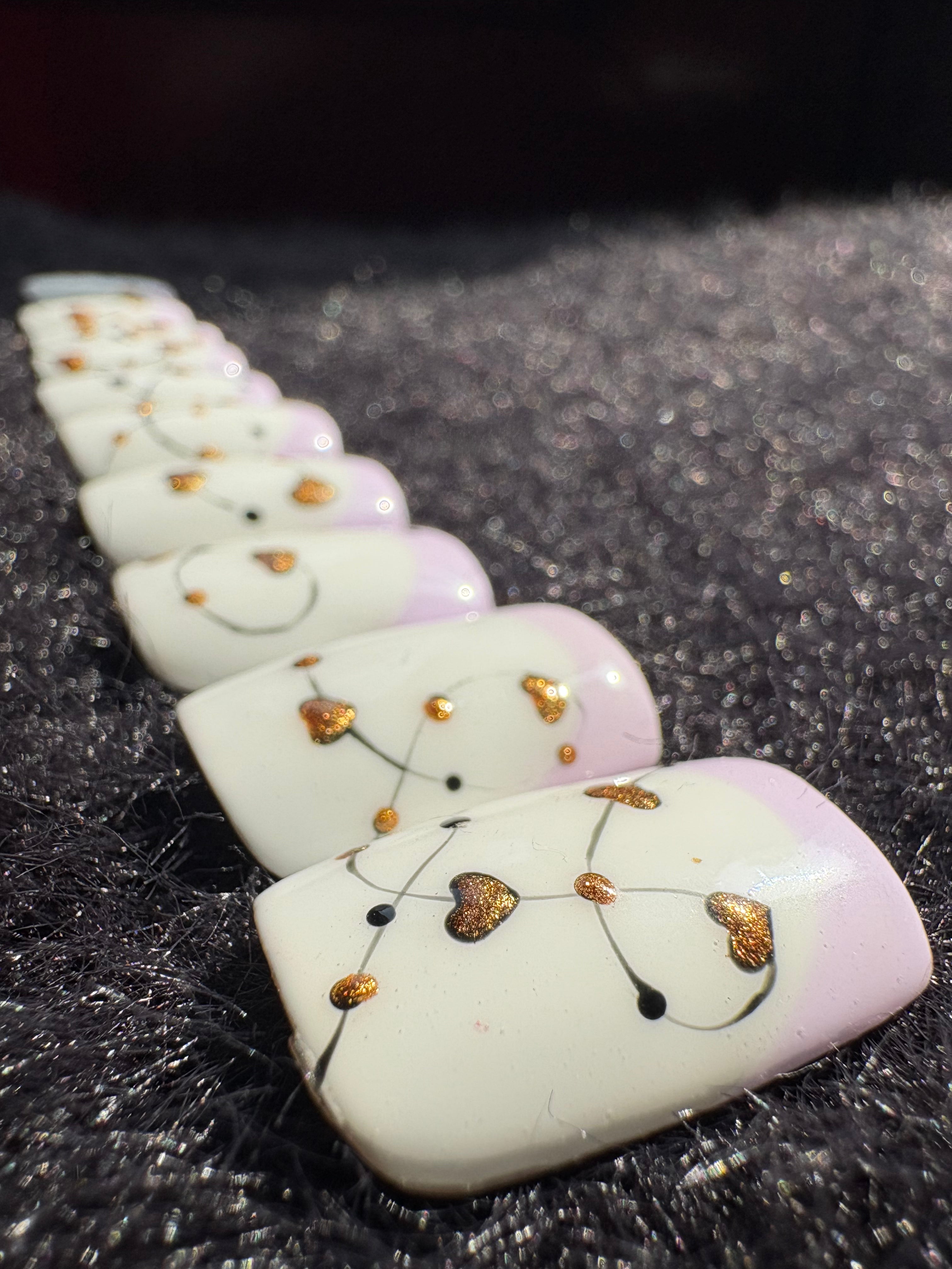 Elegant White & Lavender