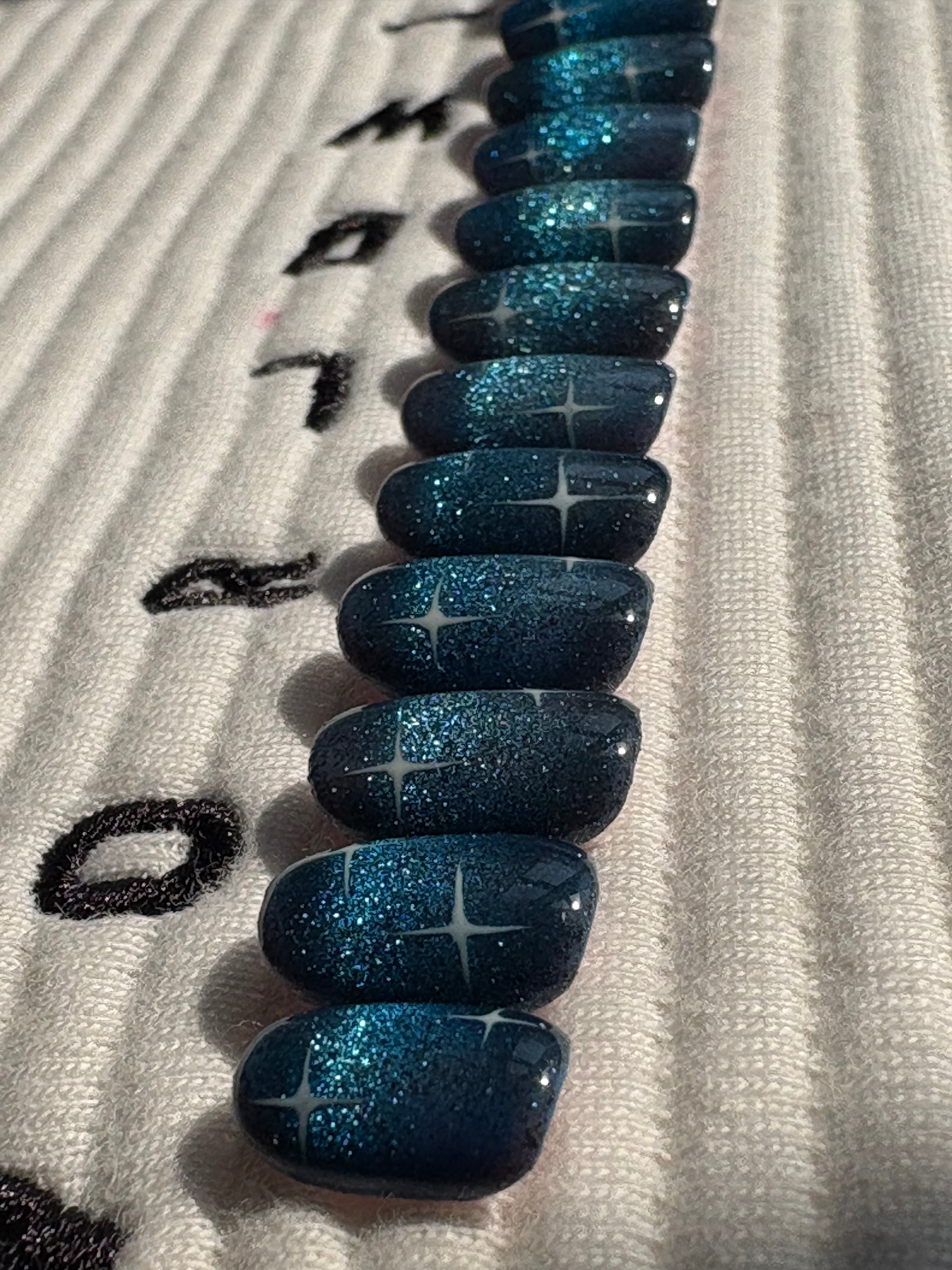 Galaxy Blue Glitter