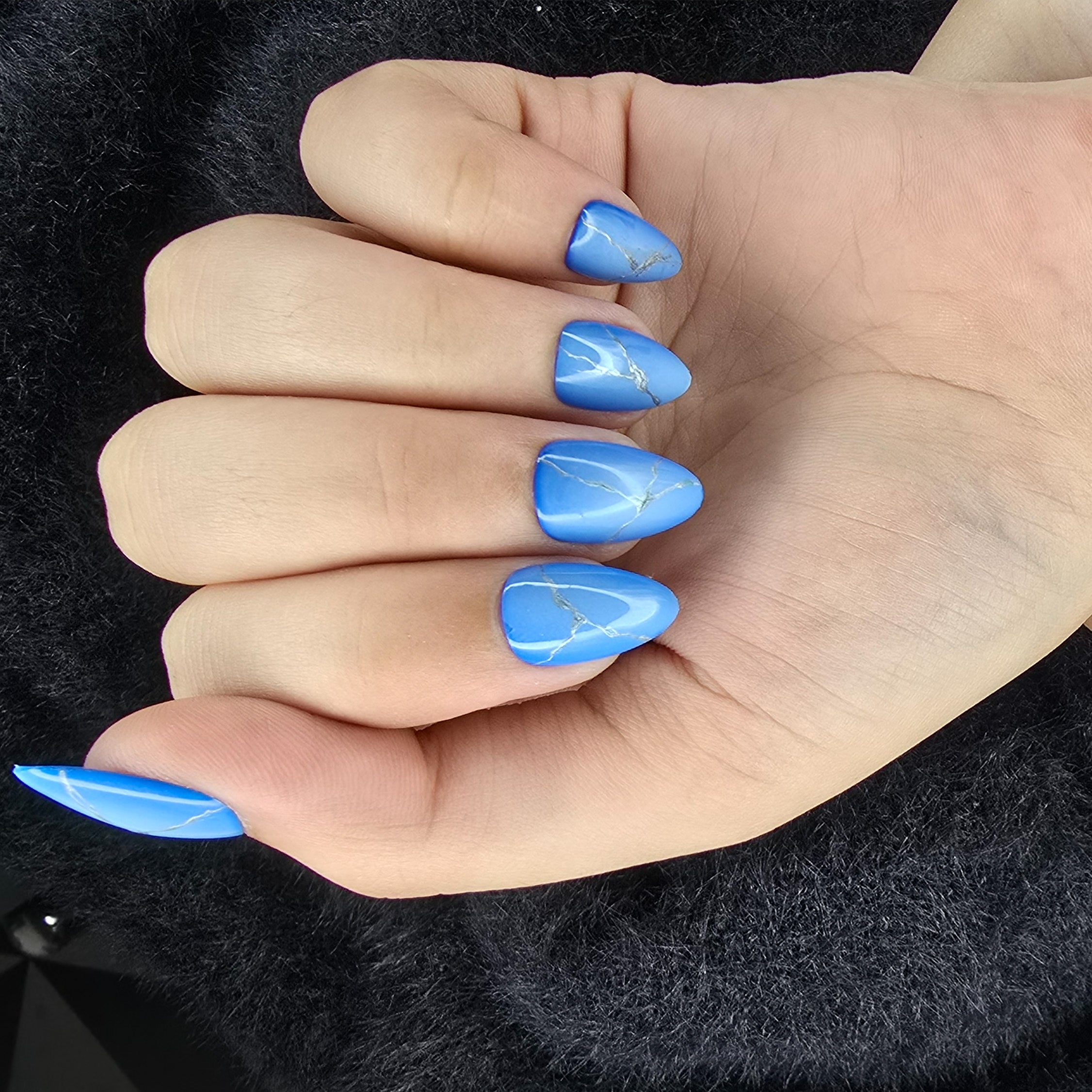 Electric sky Luxury Nail
