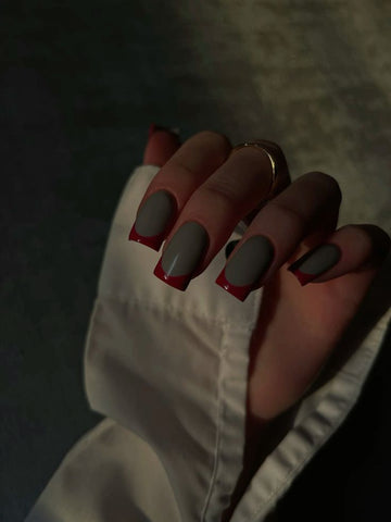 Modern Gray & Red
