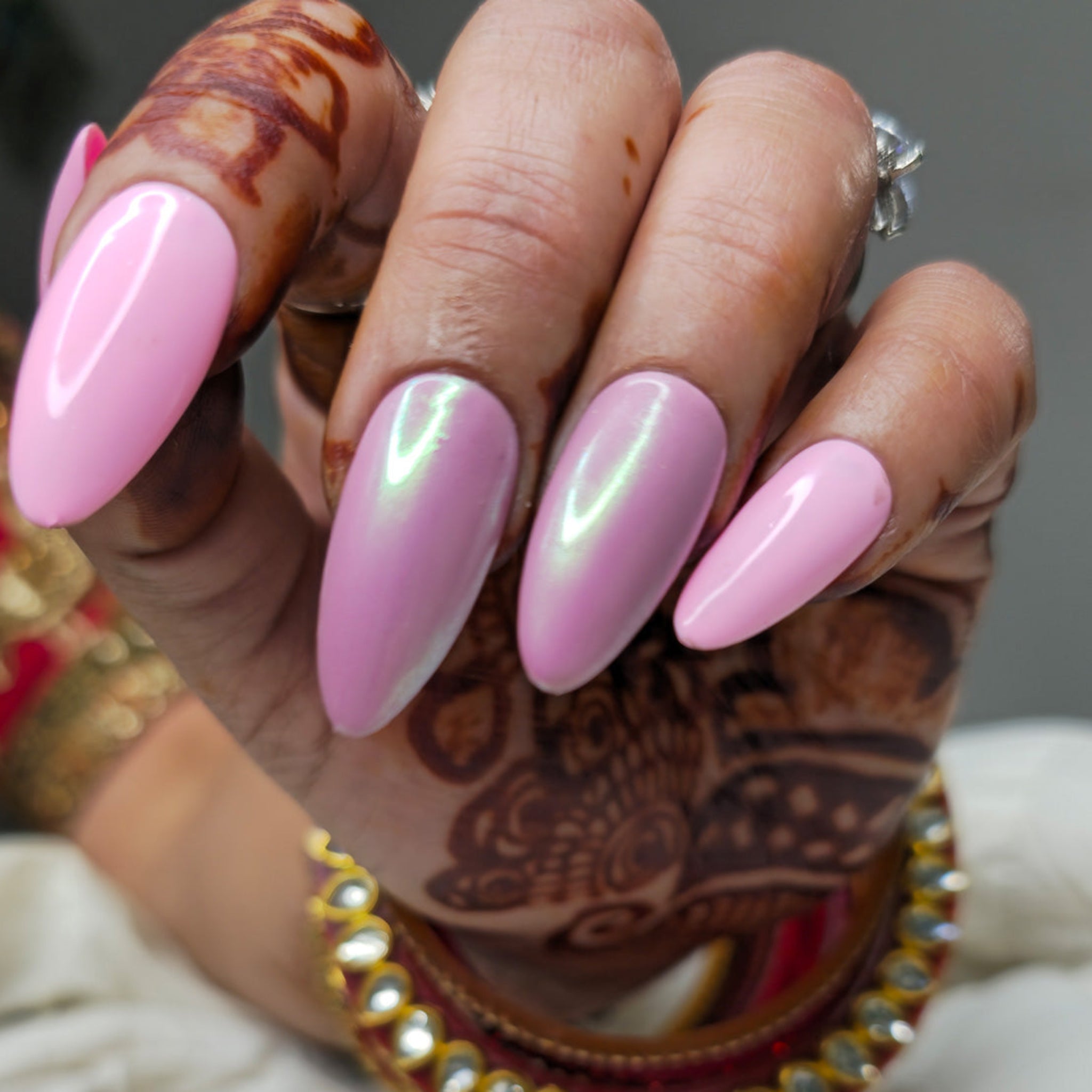 Pink with Mauve