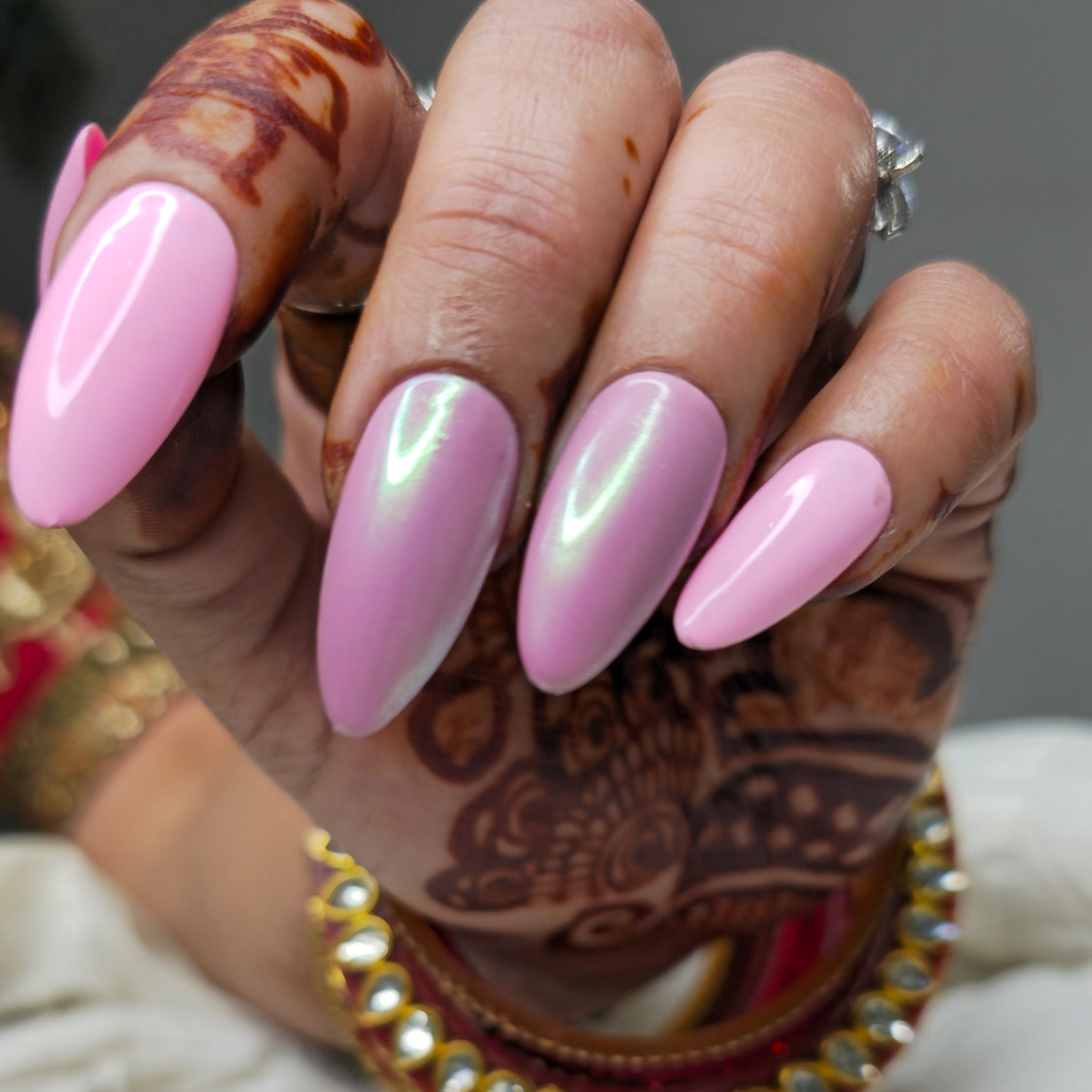 Pink with Mauve