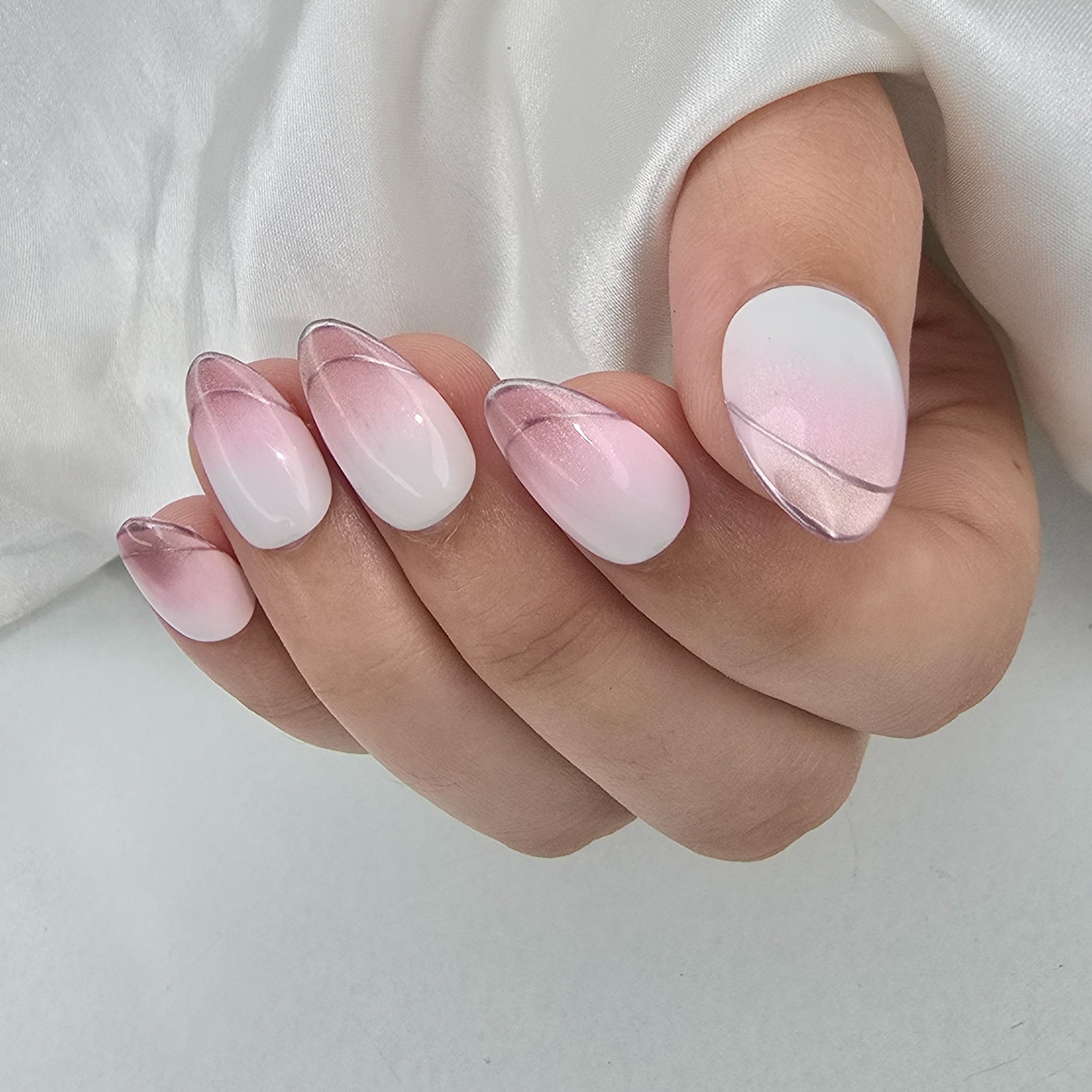 Blush Ombre – Pink Gradient Press-On Nails