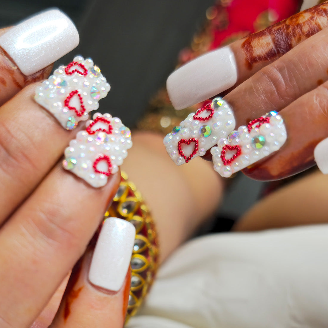 Luxe Love White Heart